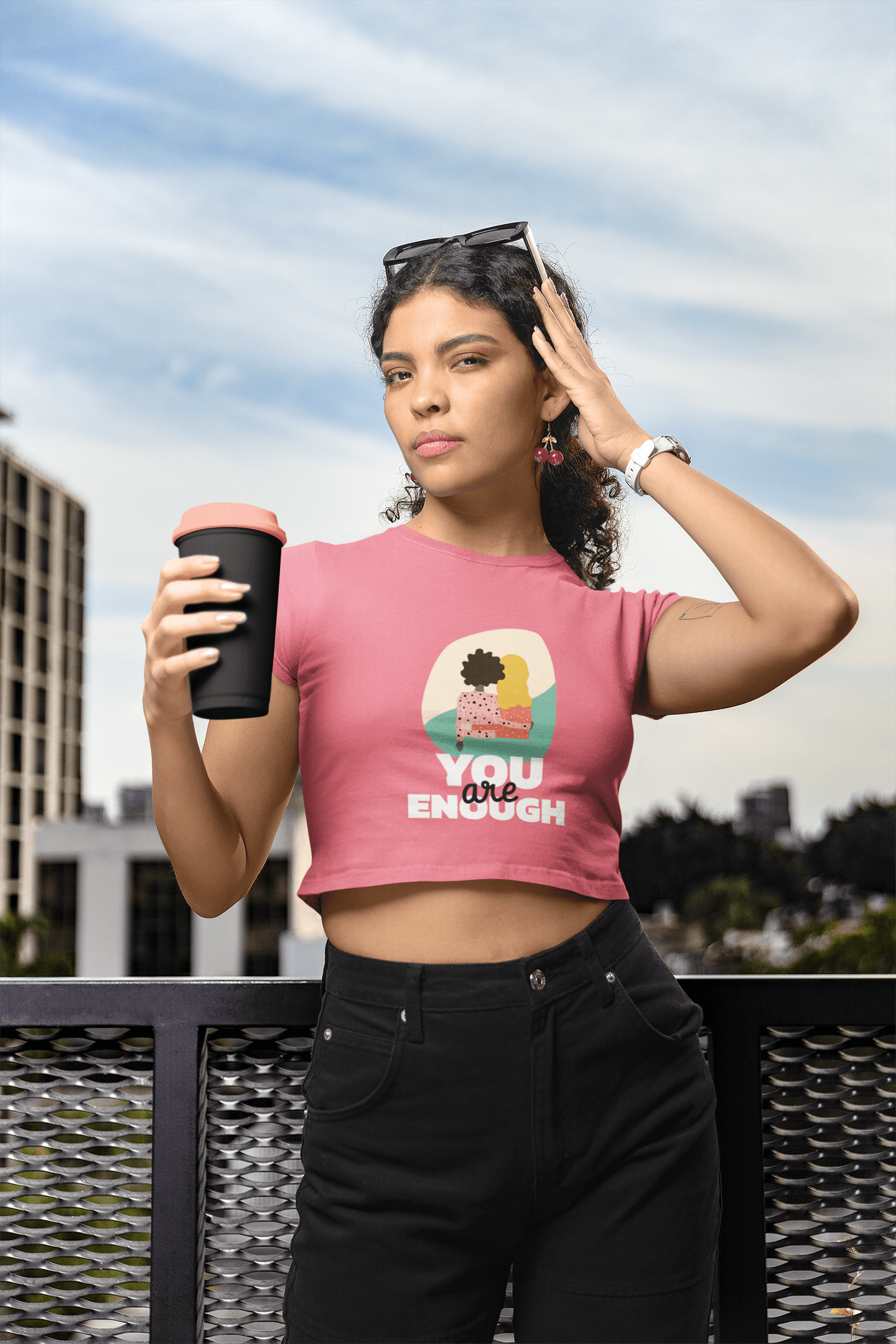 Enough Women's Crop Top - Lyssian