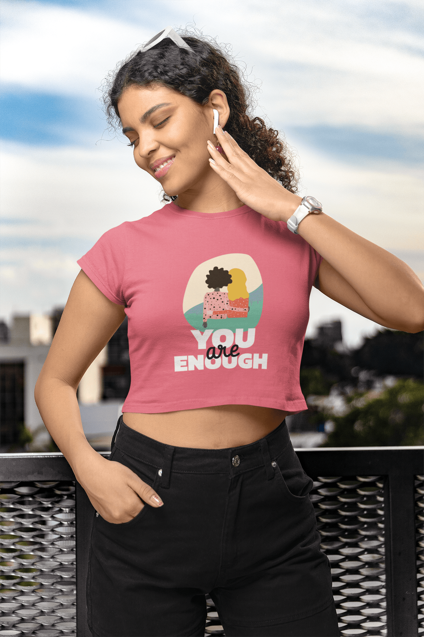 Enough Women's Crop Top - Lyssian
