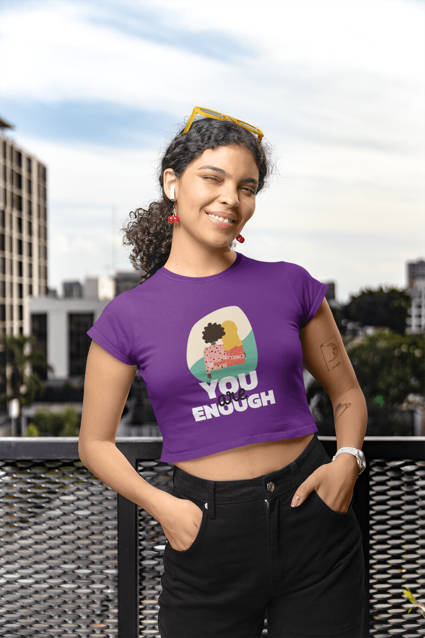 Enough Women's Crop Top - Lyssian