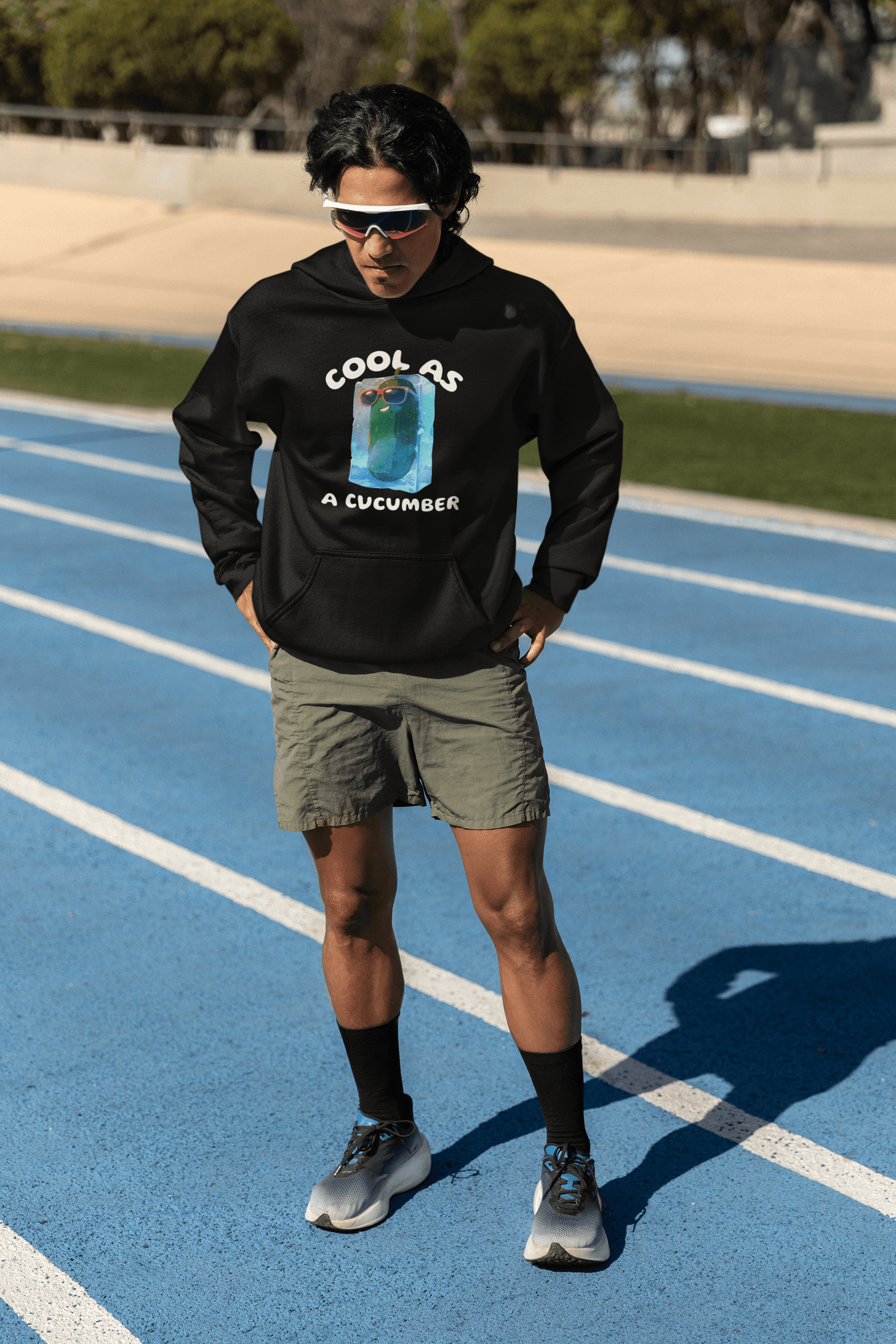 Cool Cucumber Men's Hoodie - Lyssian