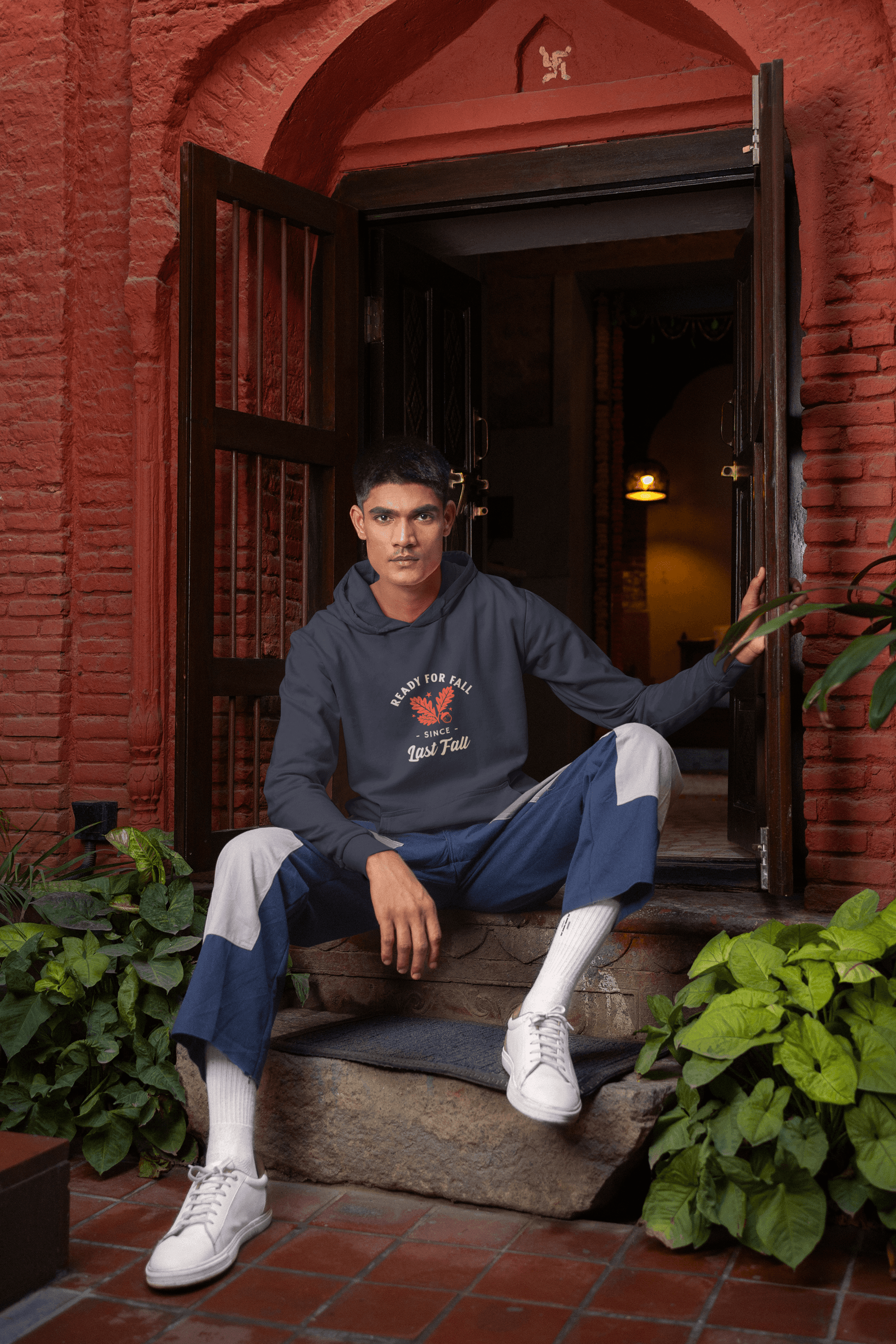 Always Ready for Fall Men's Hoodie - Lyssian