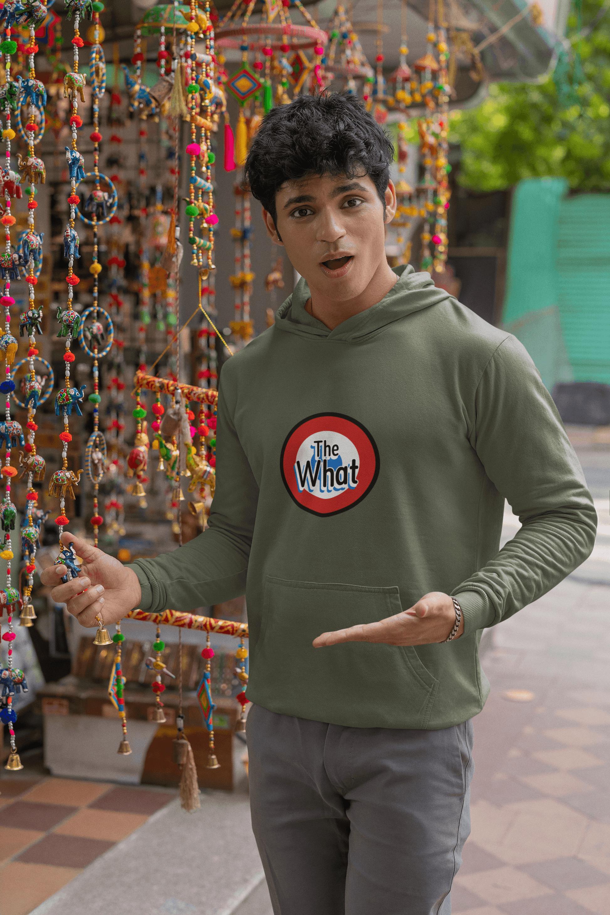 The What Men's Hoodie - Lyssian