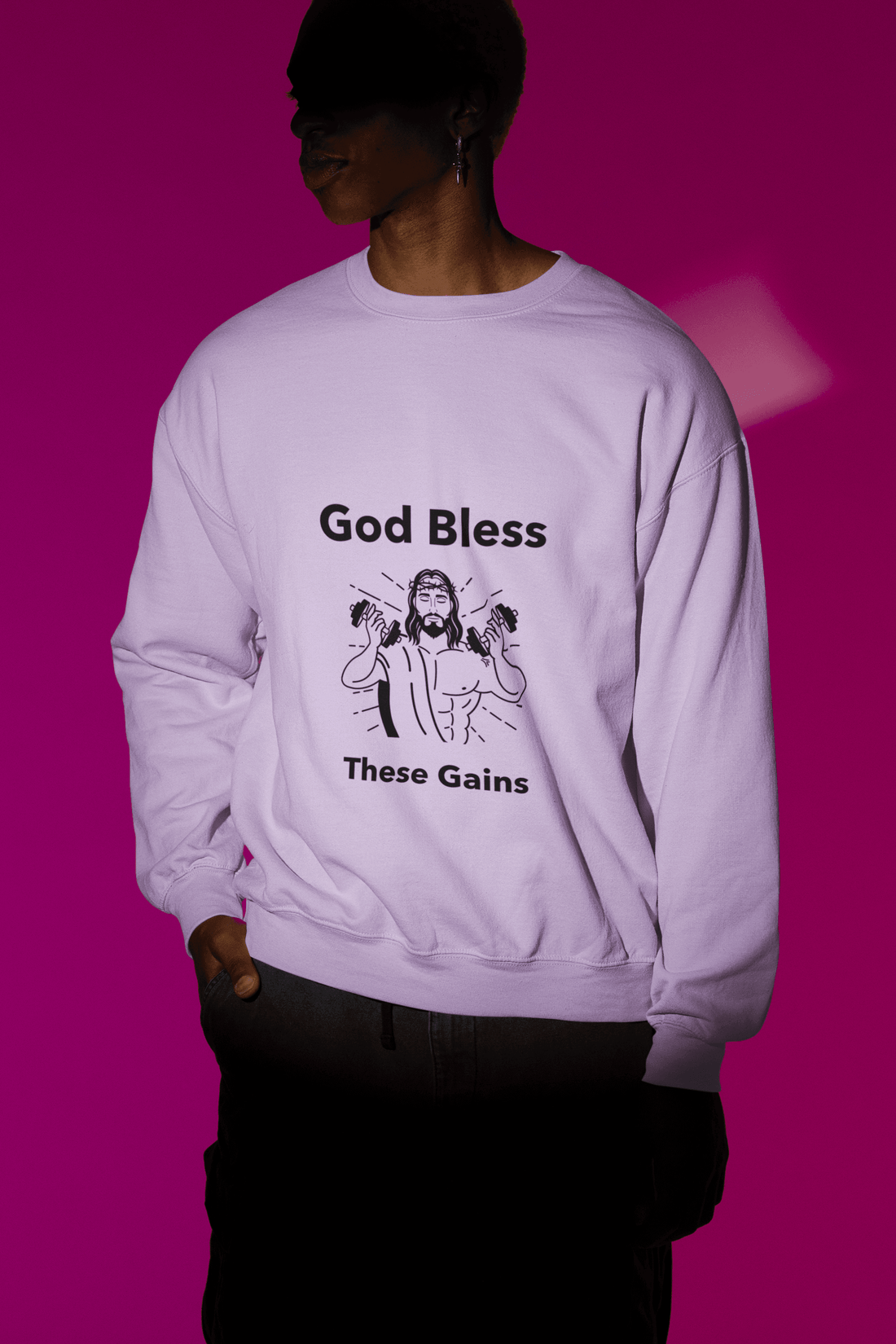 Blessed Gains Men's Sweatshirt - Lyssian