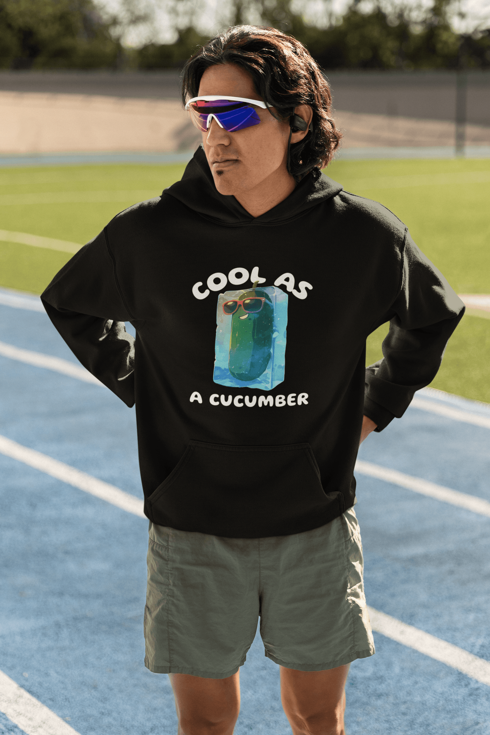 Cool Cucumber Men's Hoodie - Lyssian