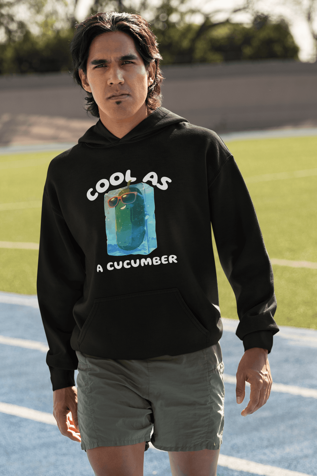 Cool Cucumber Men's Hoodie - Lyssian