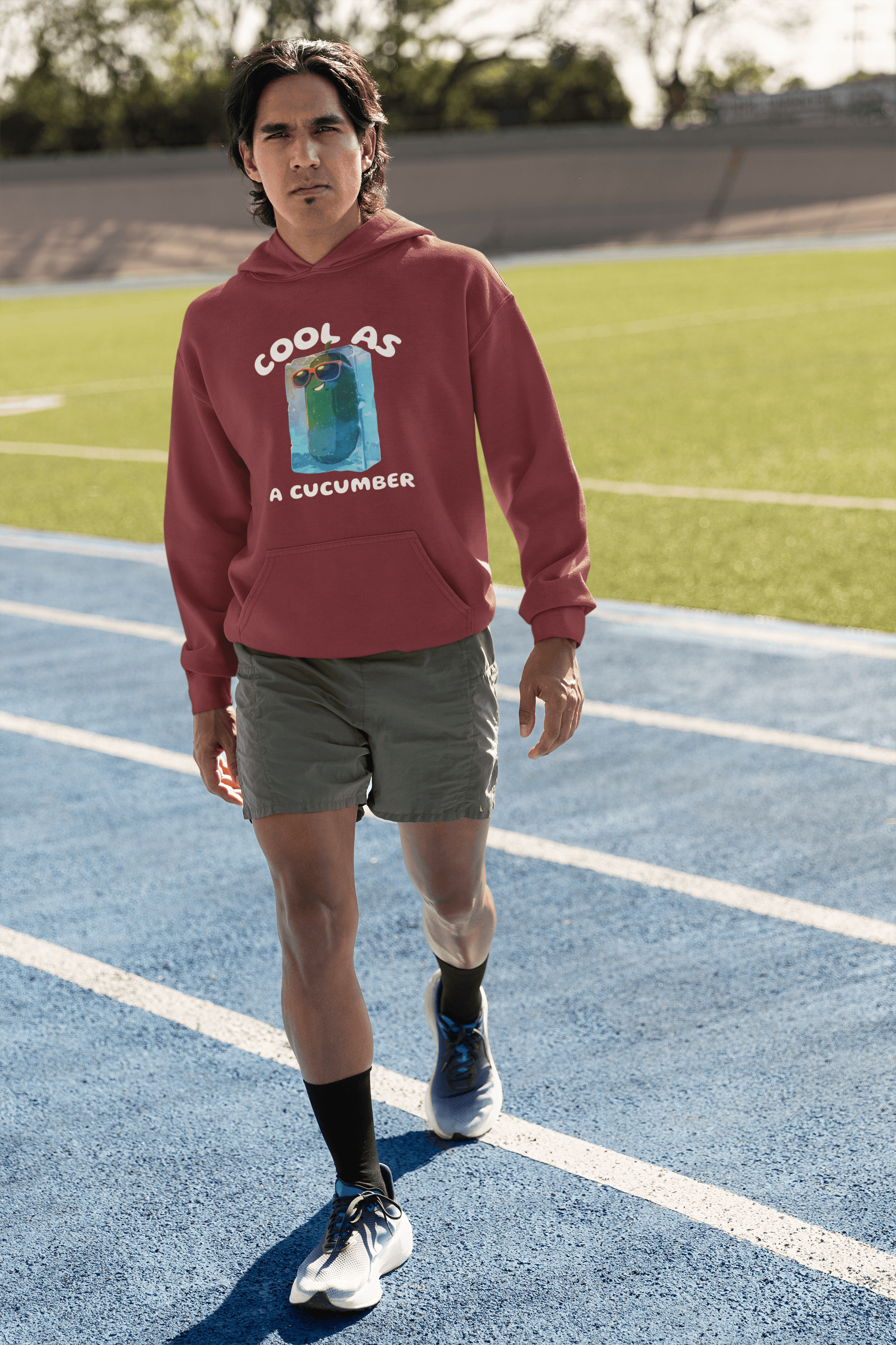 Cool Cucumber Men's Hoodie - Lyssian