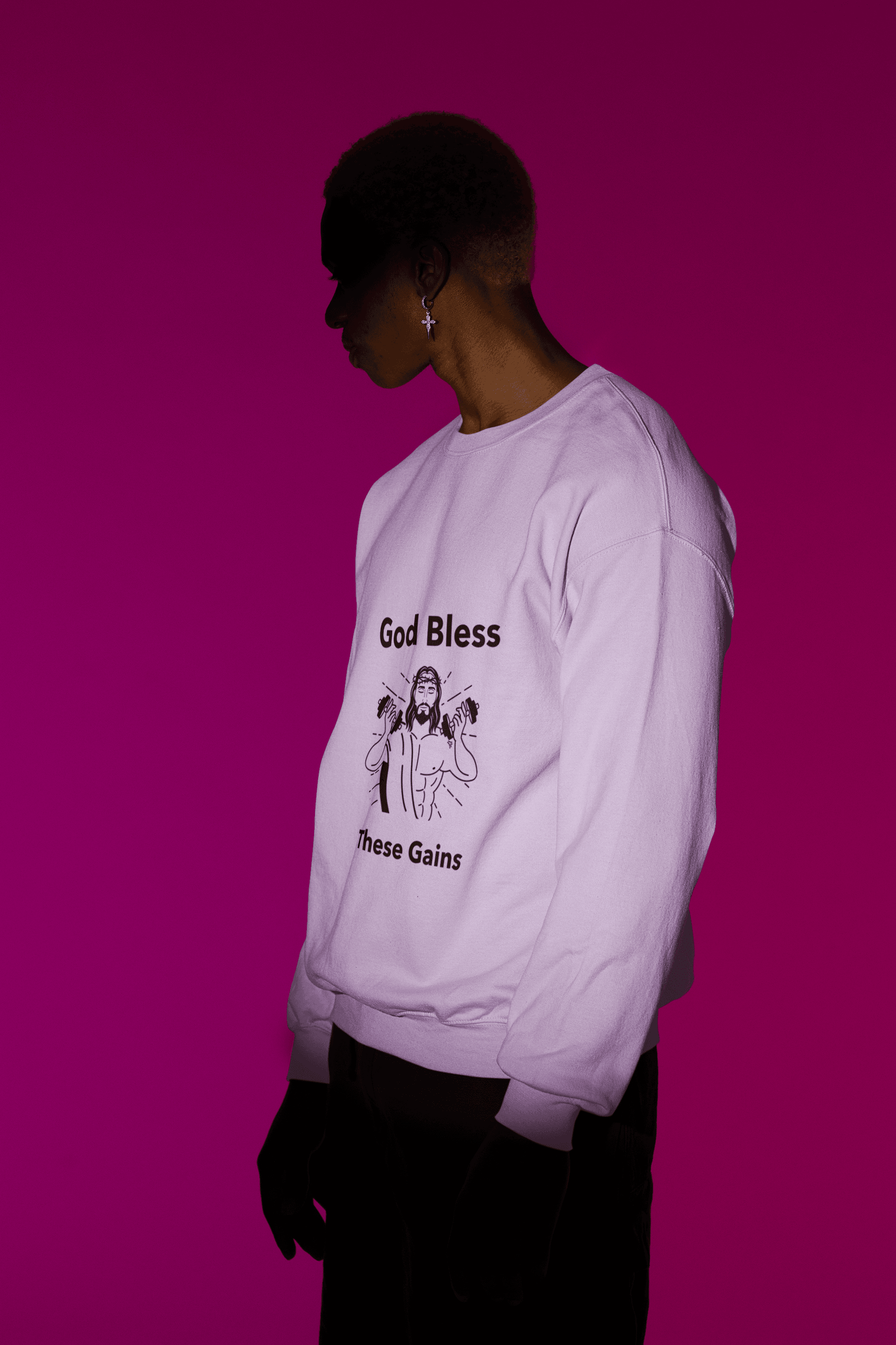 Blessed Gains Men's Sweatshirt - Lyssian