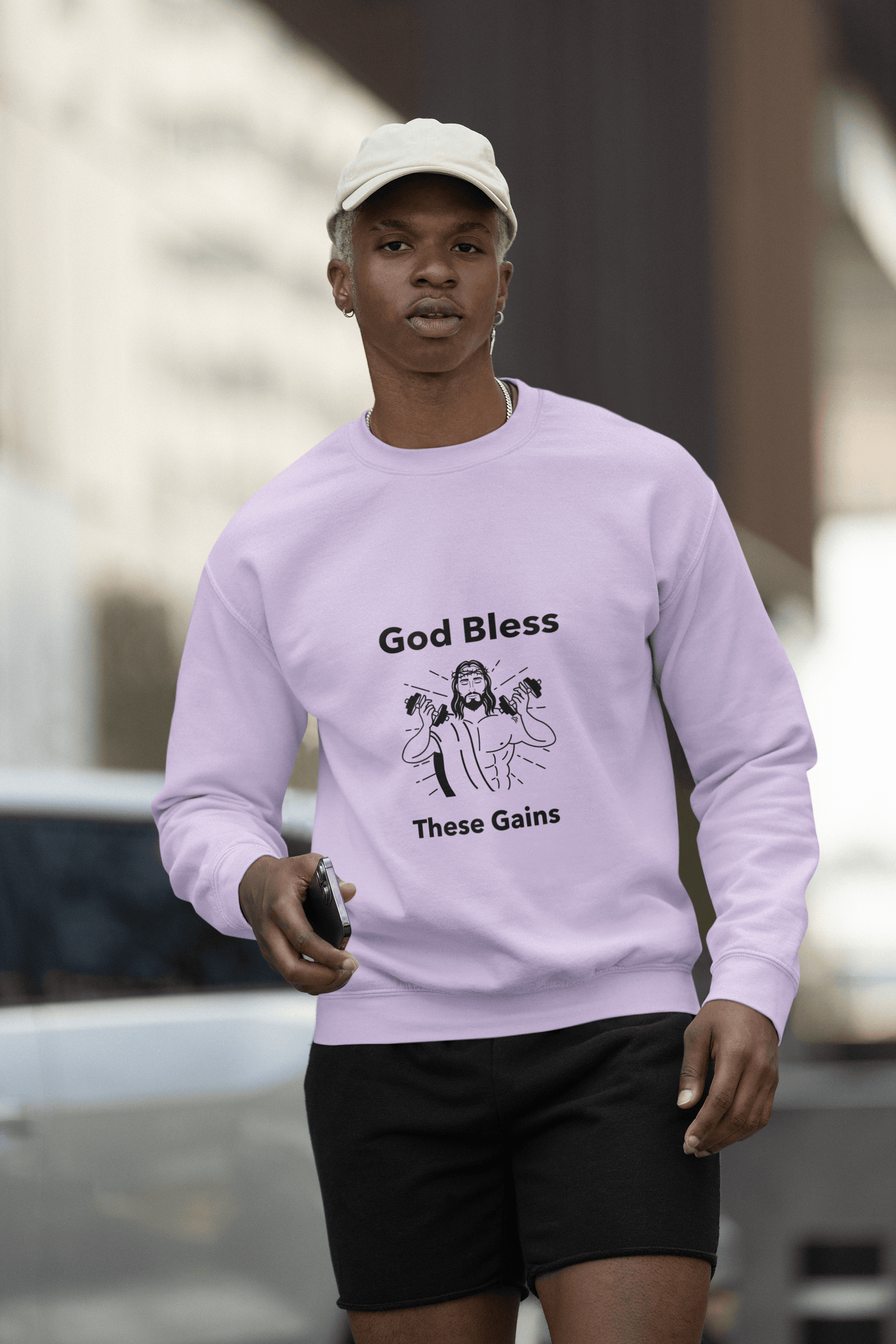 Blessed Gains Men's Sweatshirt - Lyssian
