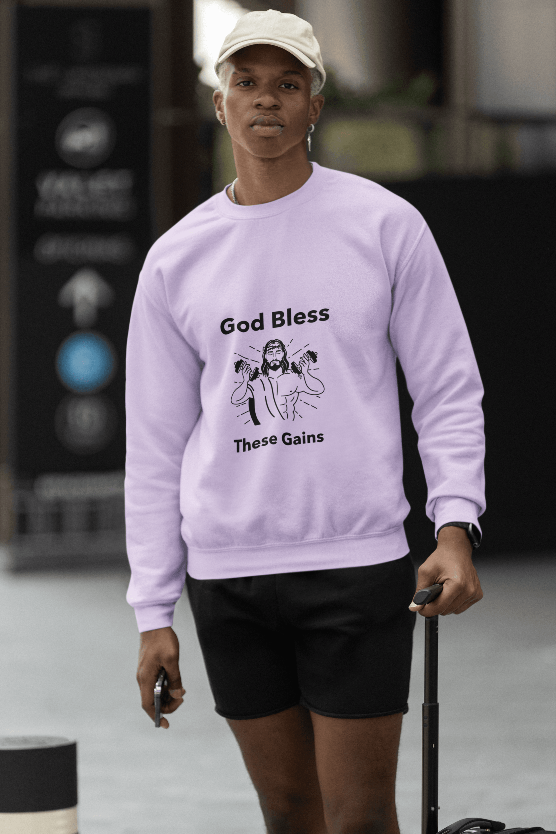 Blessed Gains Men's Sweatshirt - Lyssian
