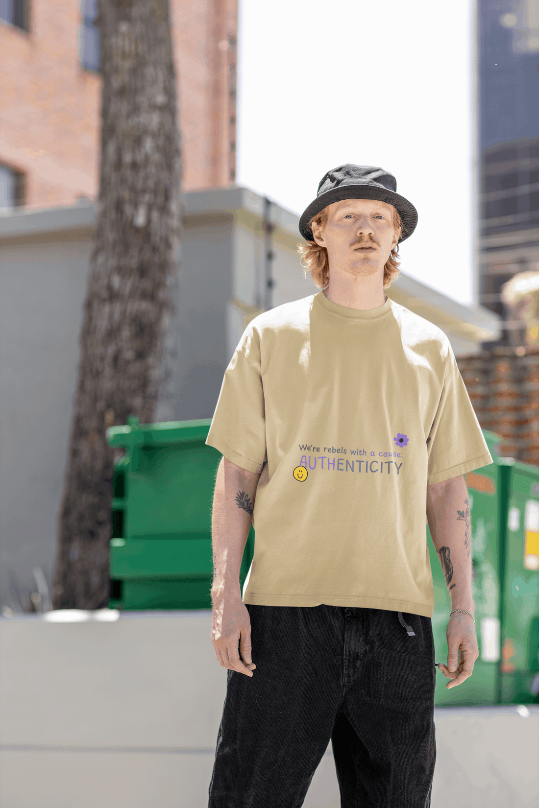 Authenticity Men's Oversized T-shirt - Lyssian