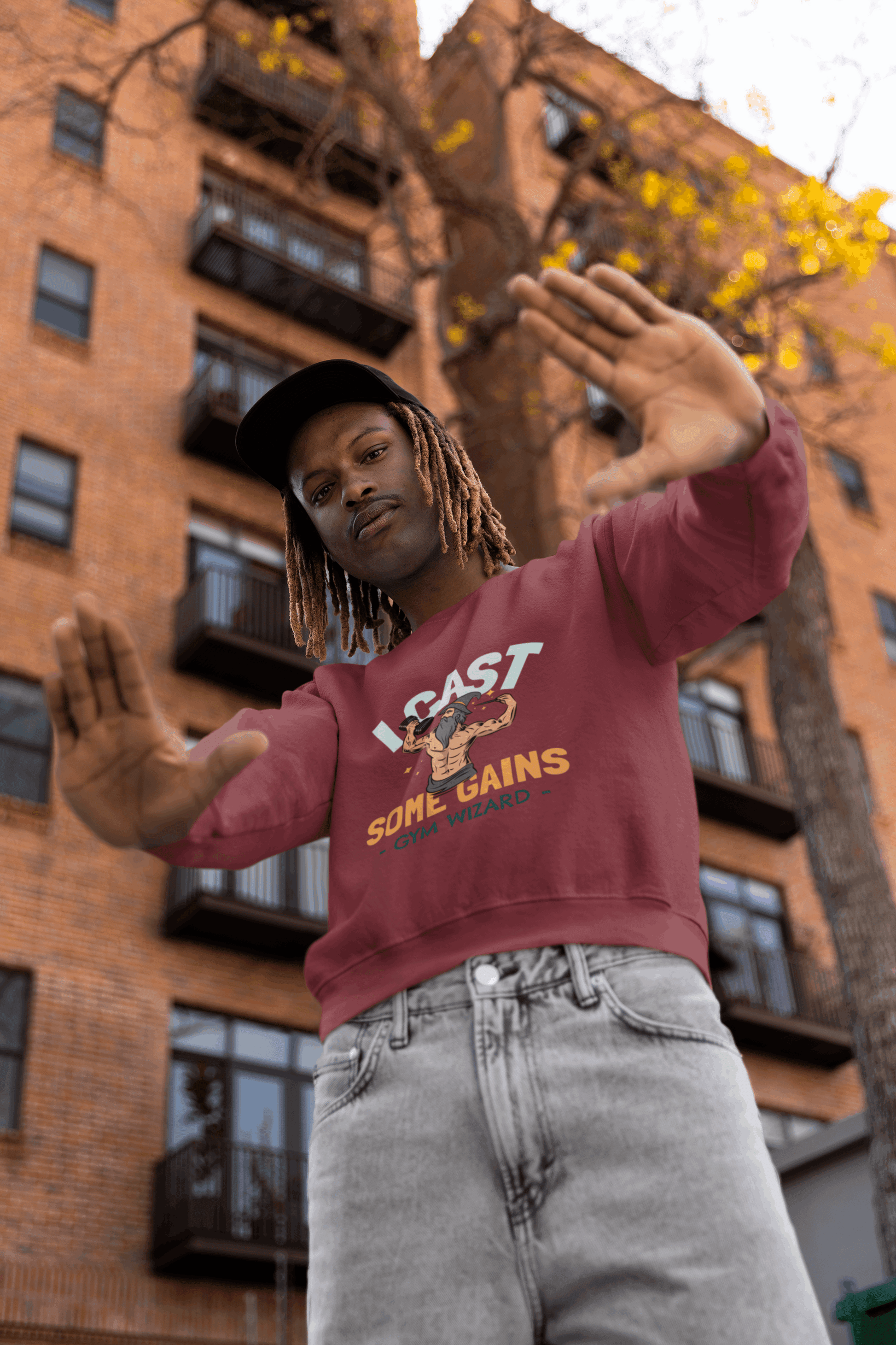 Cast Gains Men's Sweatshirt - Lyssian