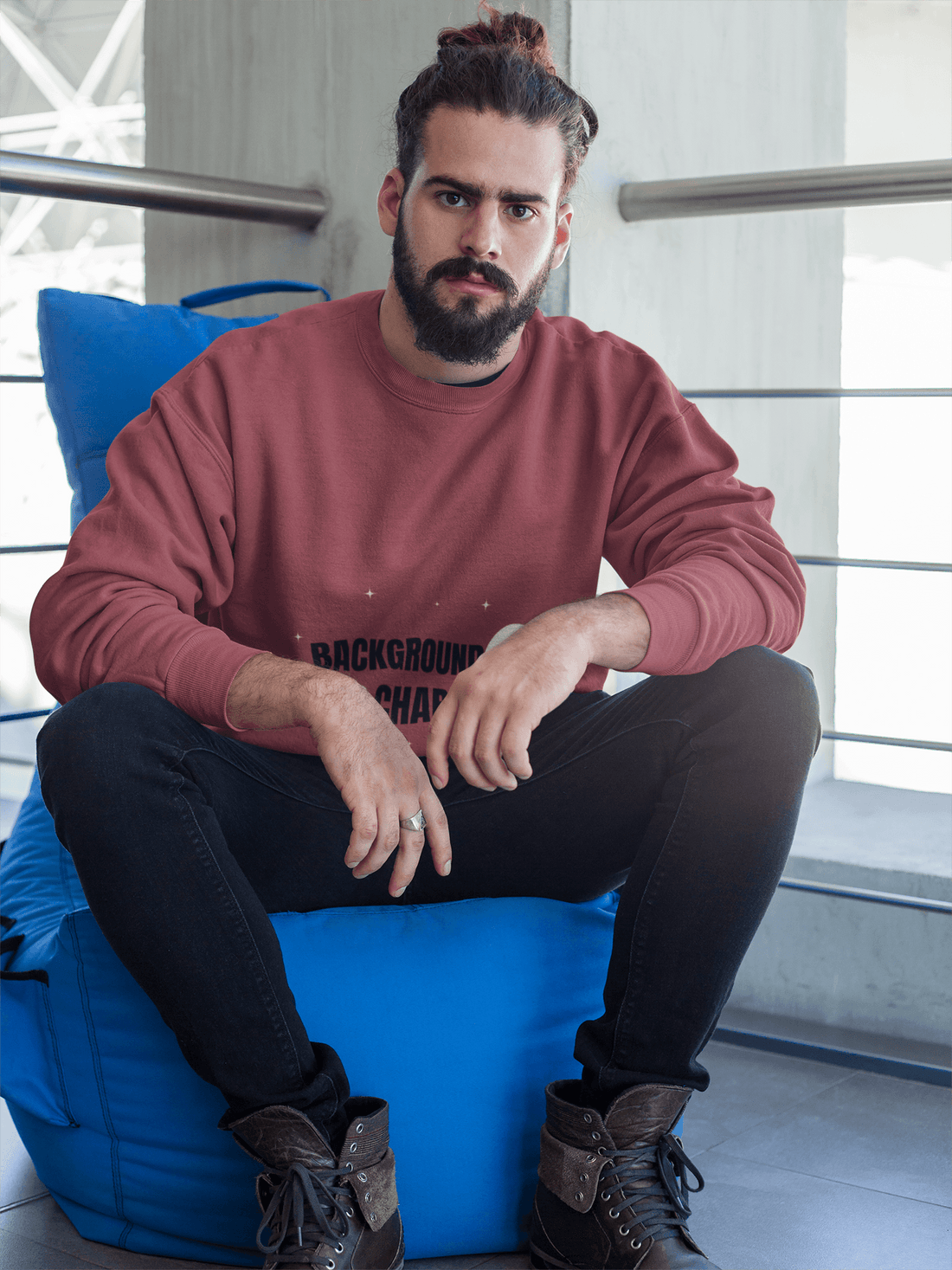 Background Men's Sweatshirt - Lyssian