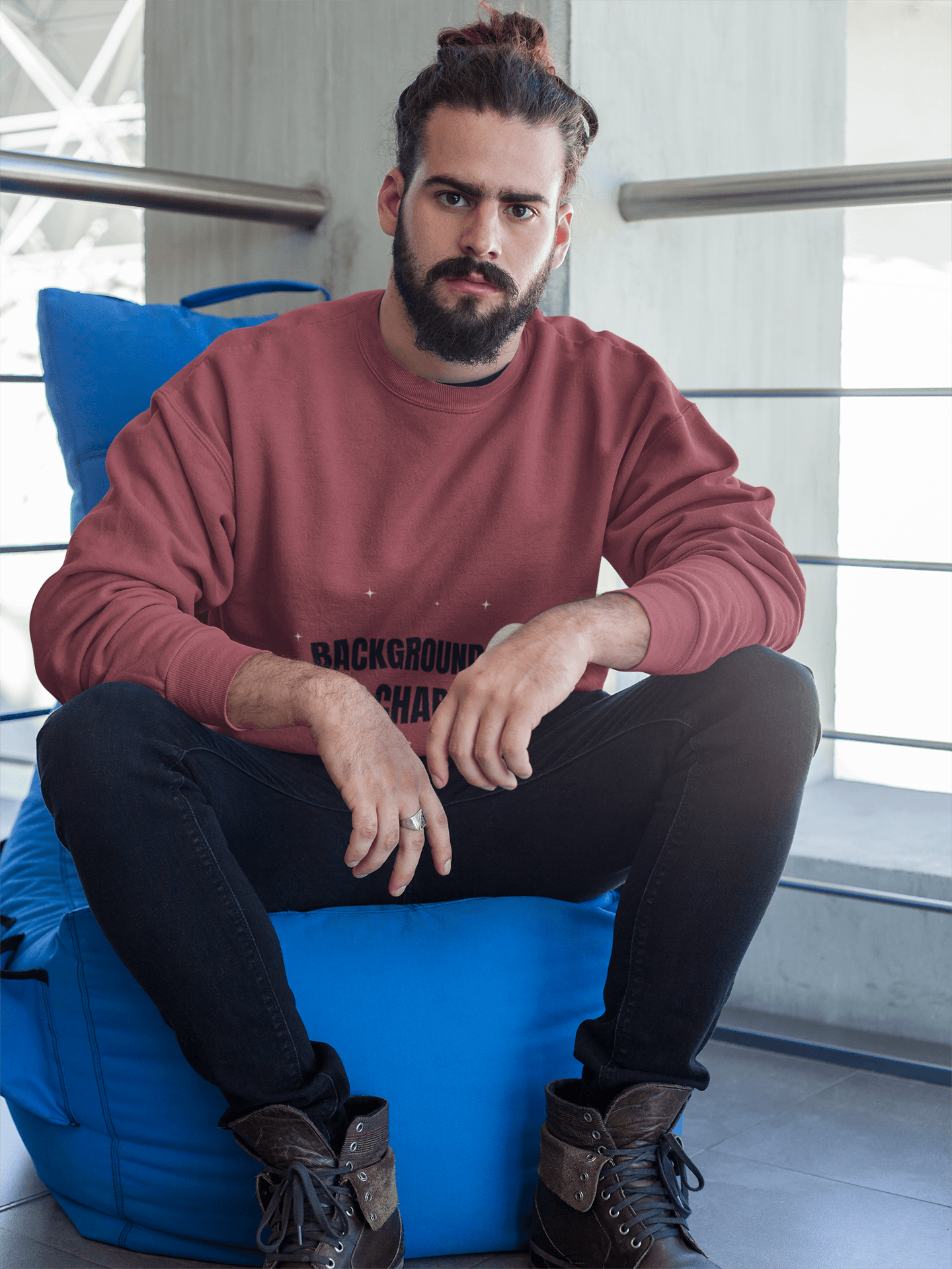 Background Men's Sweatshirt - Lyssian