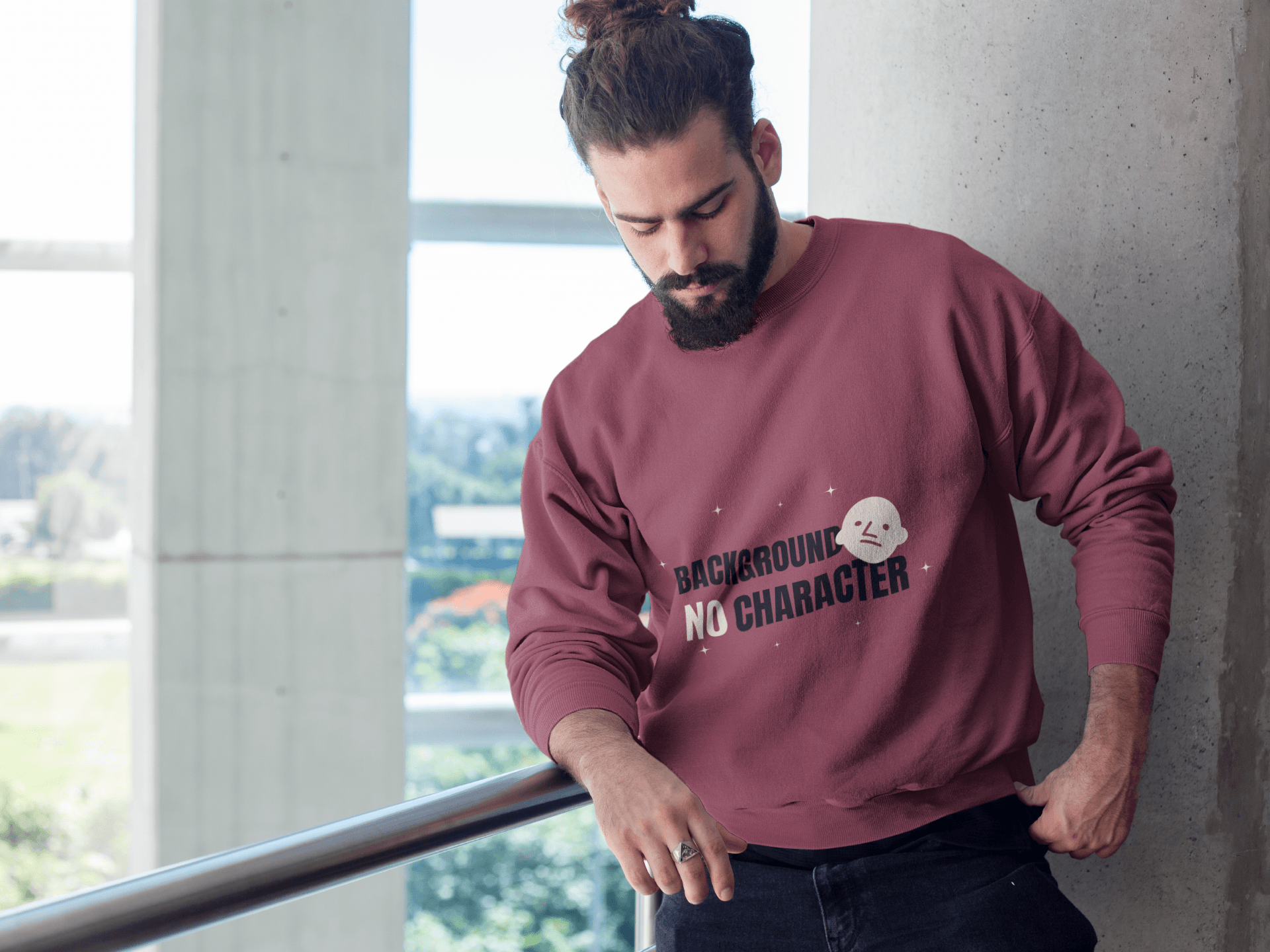 Background Men's Sweatshirt - Lyssian