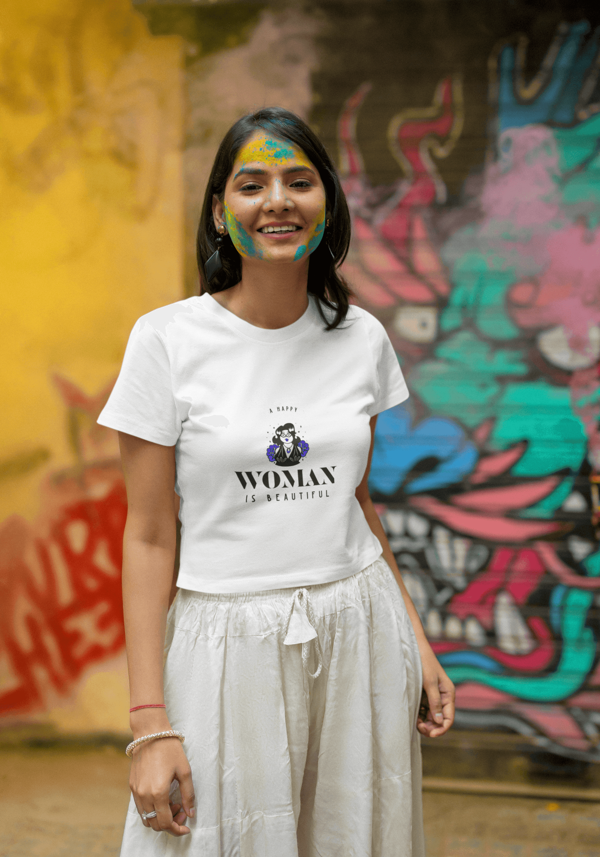 Beautiful Woman Women's Crop Top - Lyssian
