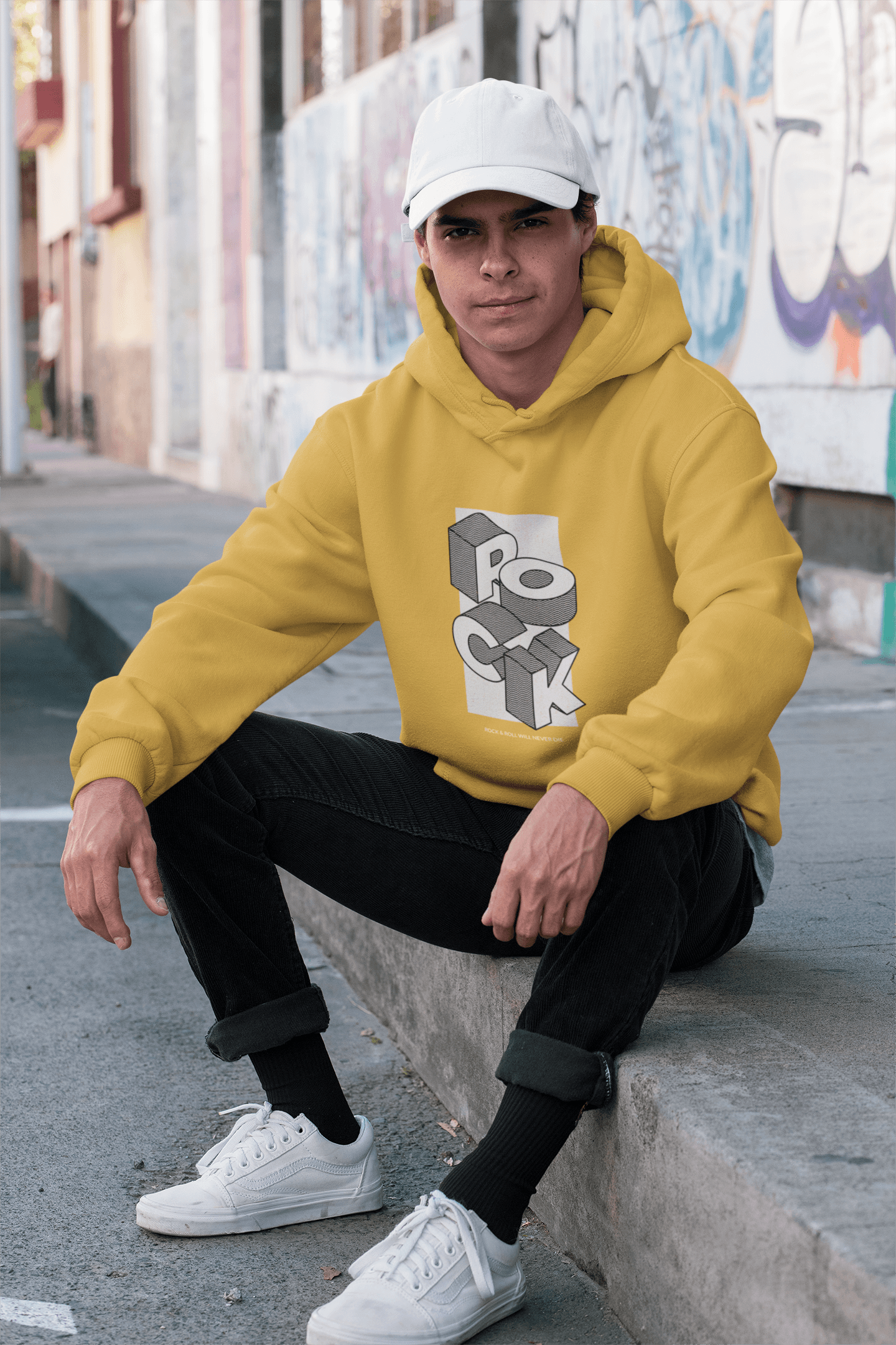 Rock Men's Hoodie - Lyssian