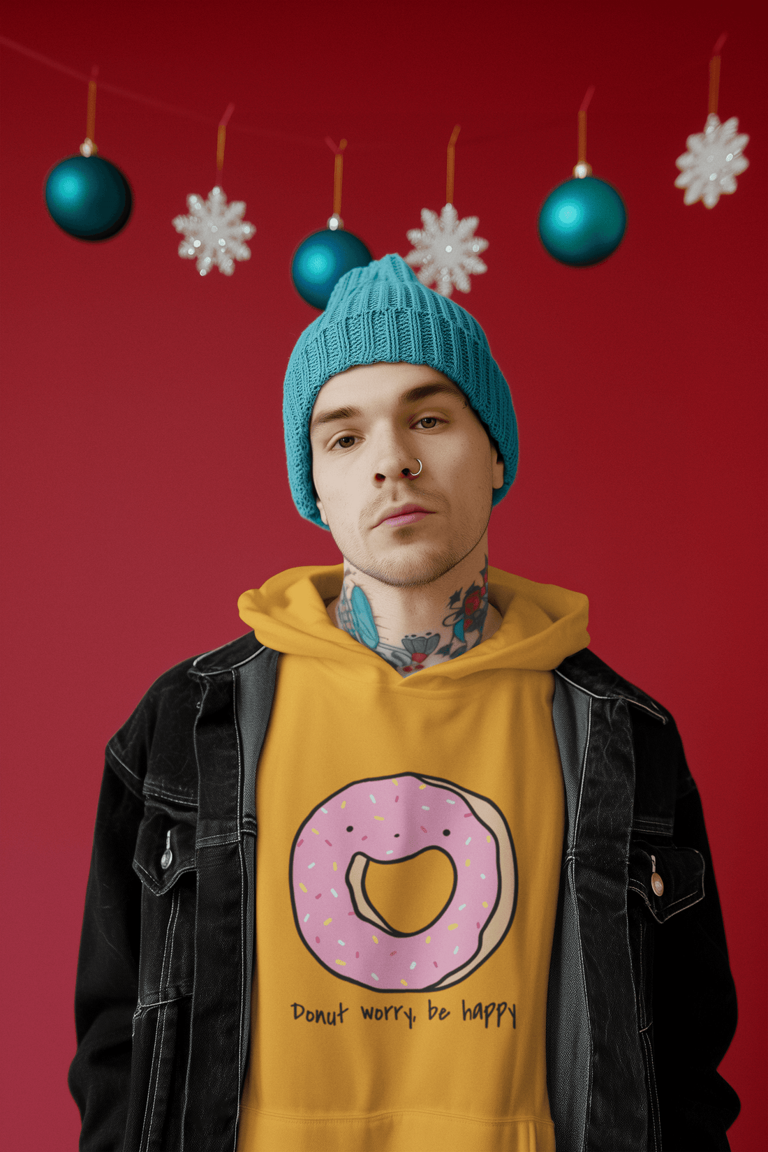 Donut Laughs Men's Hoodie - Lyssian
