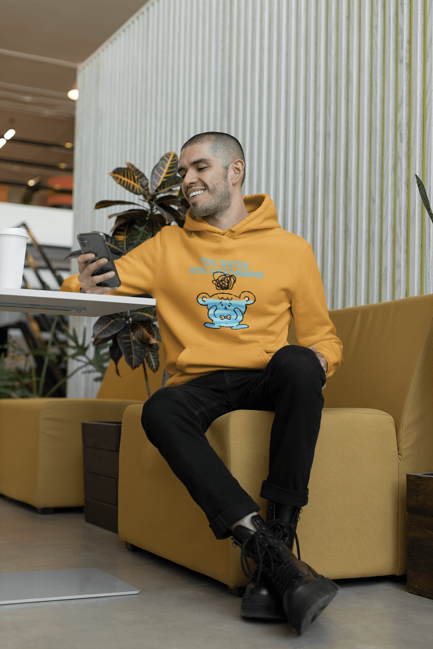 100% Overthinking Men's Hoodie - Lyssian