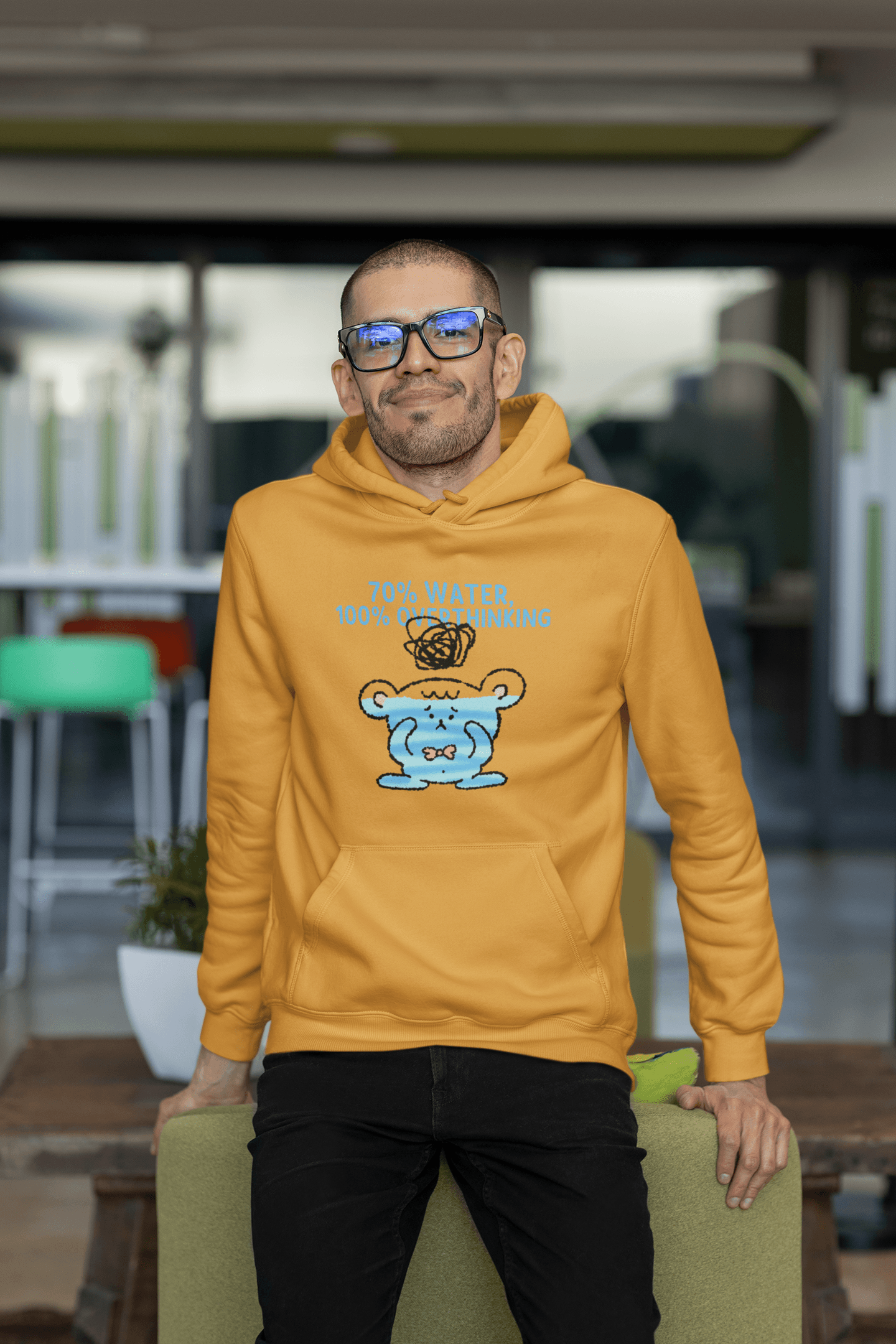 100% Overthinking Men's Hoodie - Lyssian