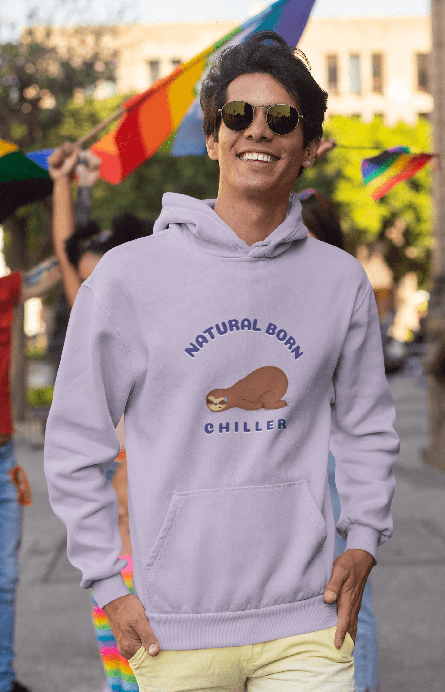 Chiller Men's Hoodie - Lyssian