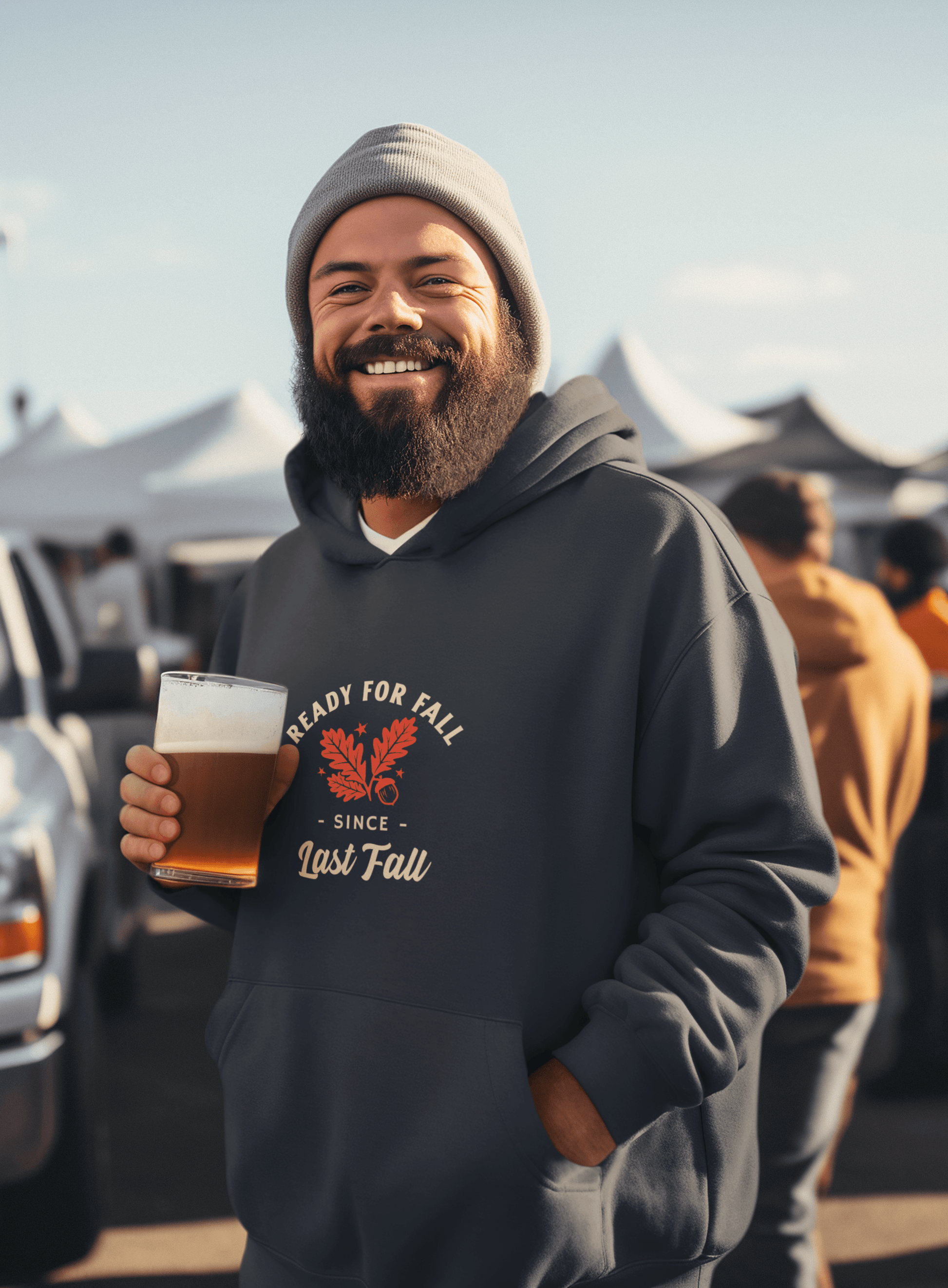 Always Ready for Fall Men's Hoodie - Lyssian