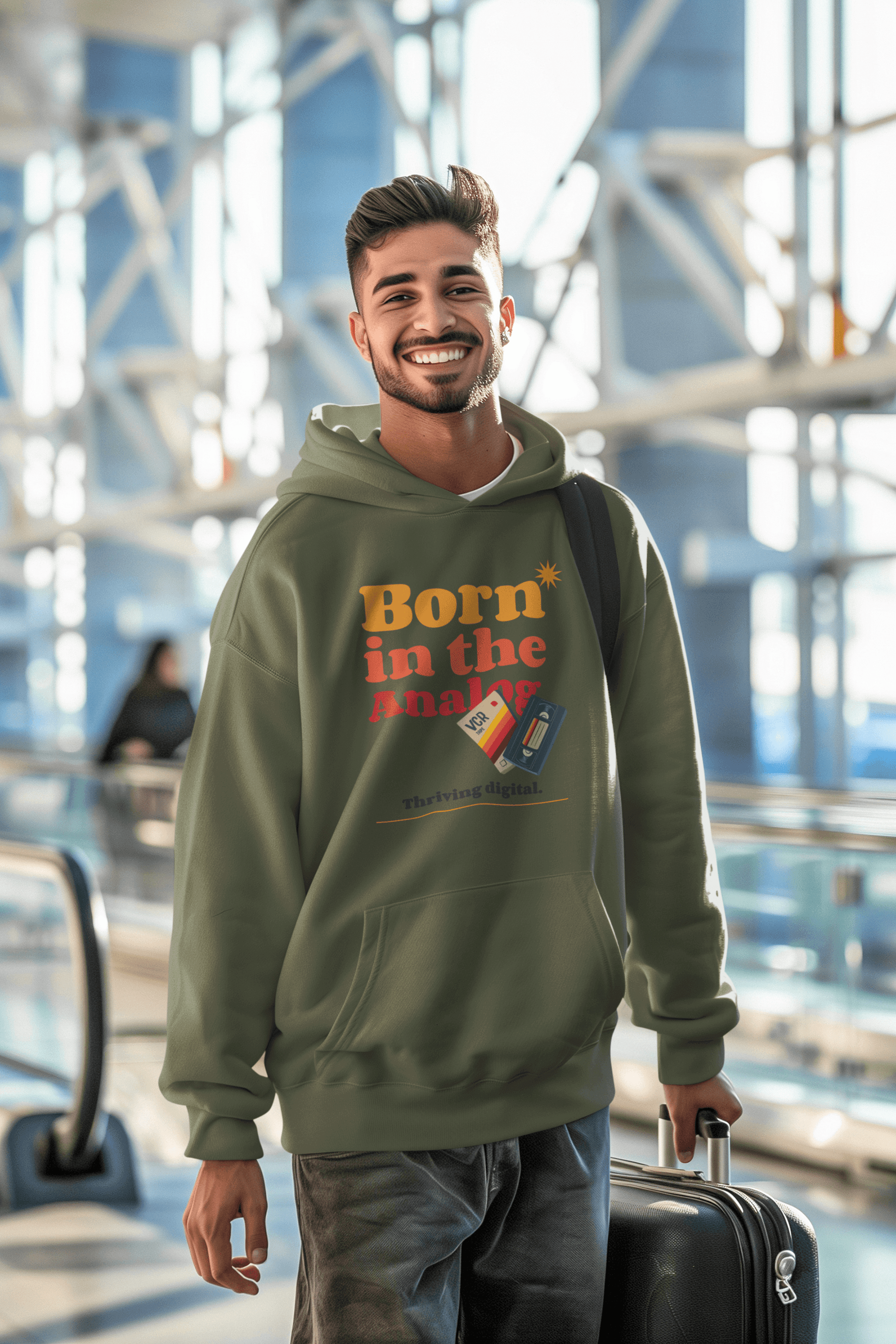 Born Analog Men's Hoodie - Lyssian