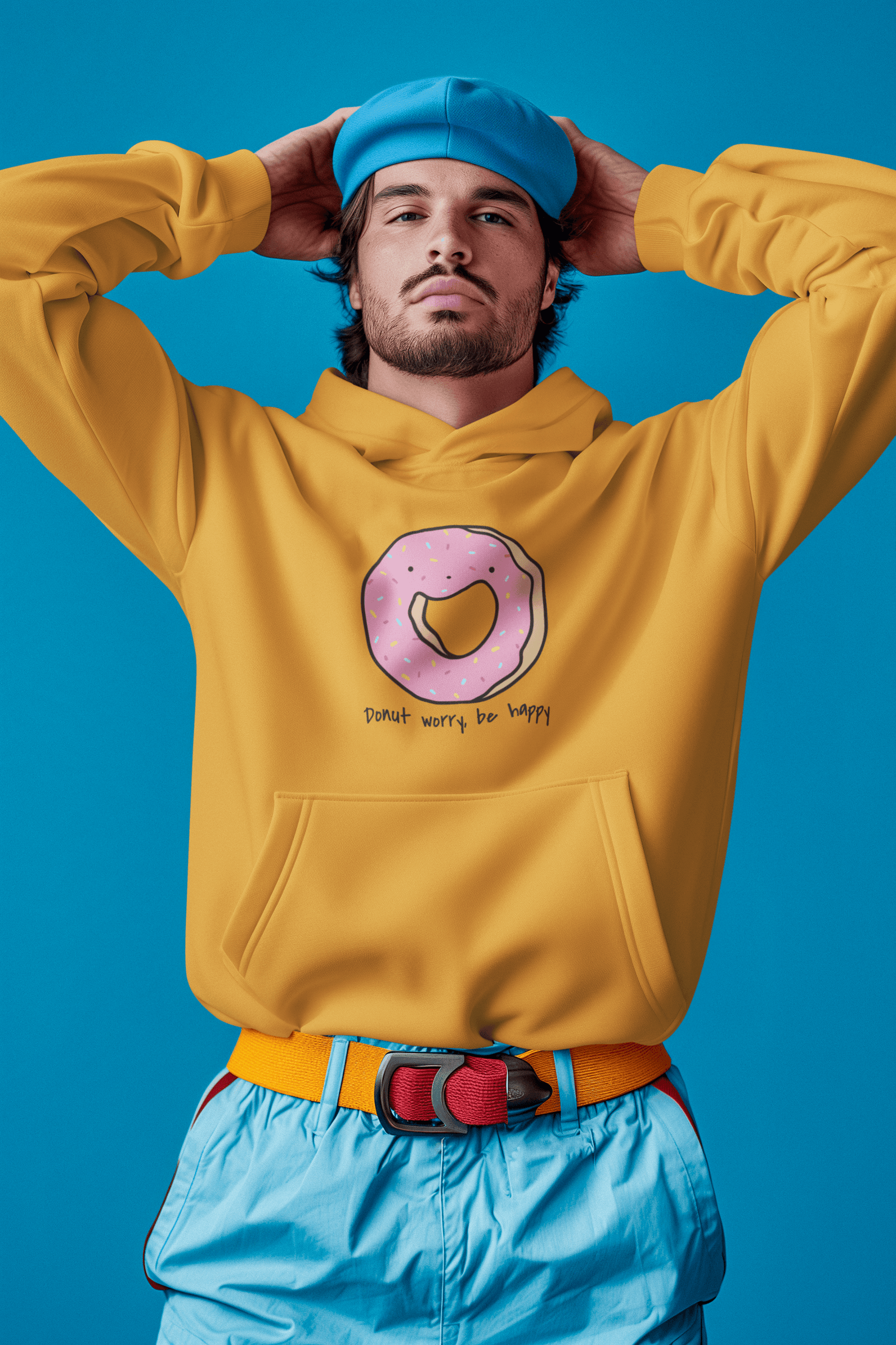 Donut Laughs Men's Hoodie - Lyssian