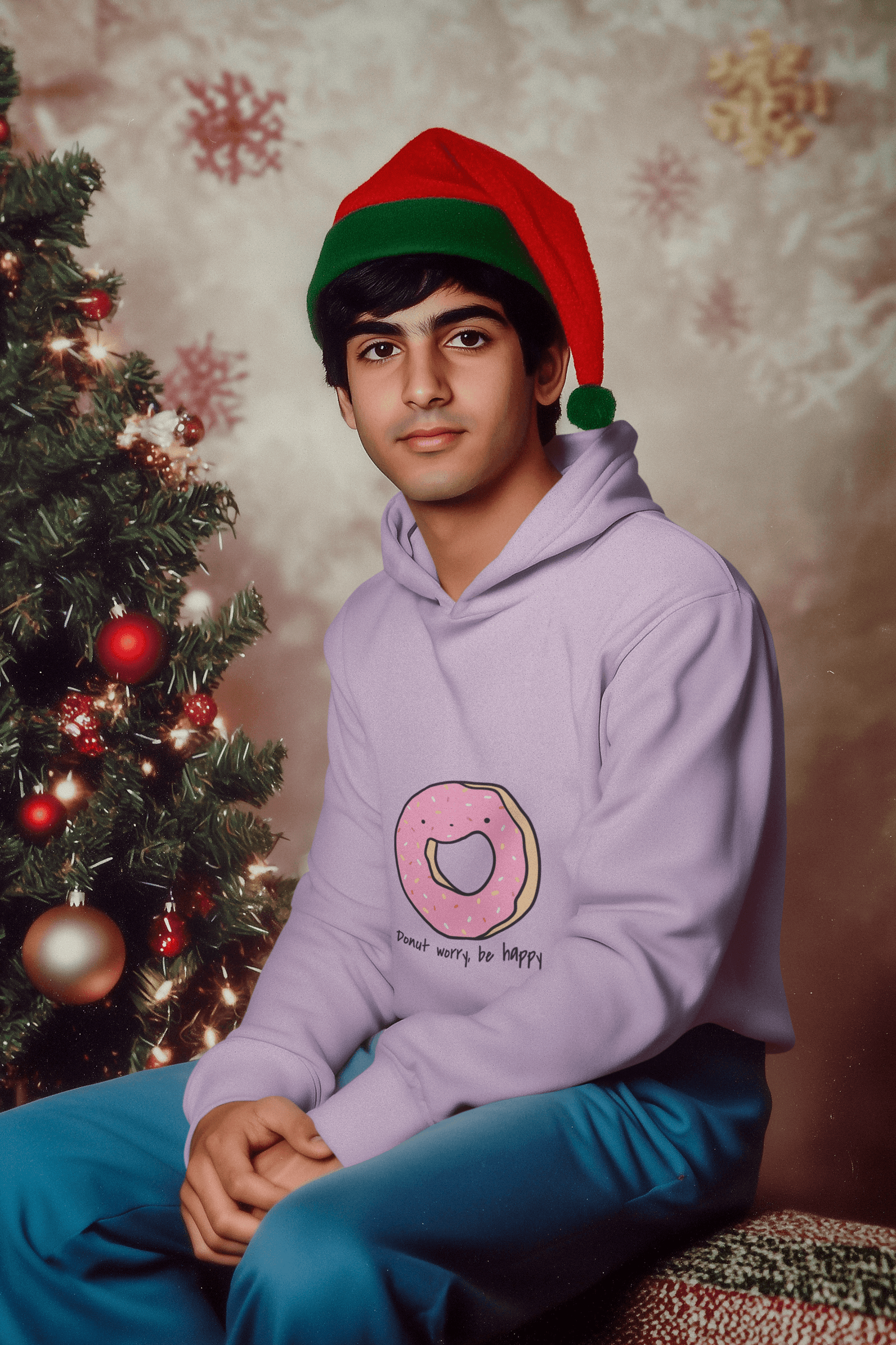 Donut Laughs Men's Hoodie - Lyssian