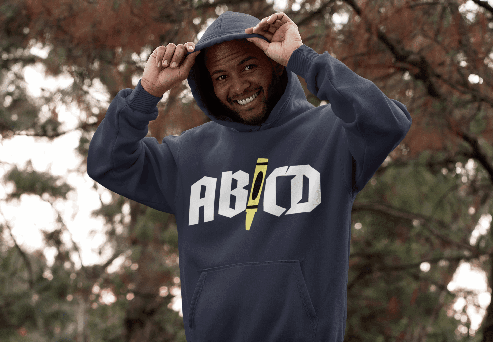 ABCD Men's Hoodie - Lyssian