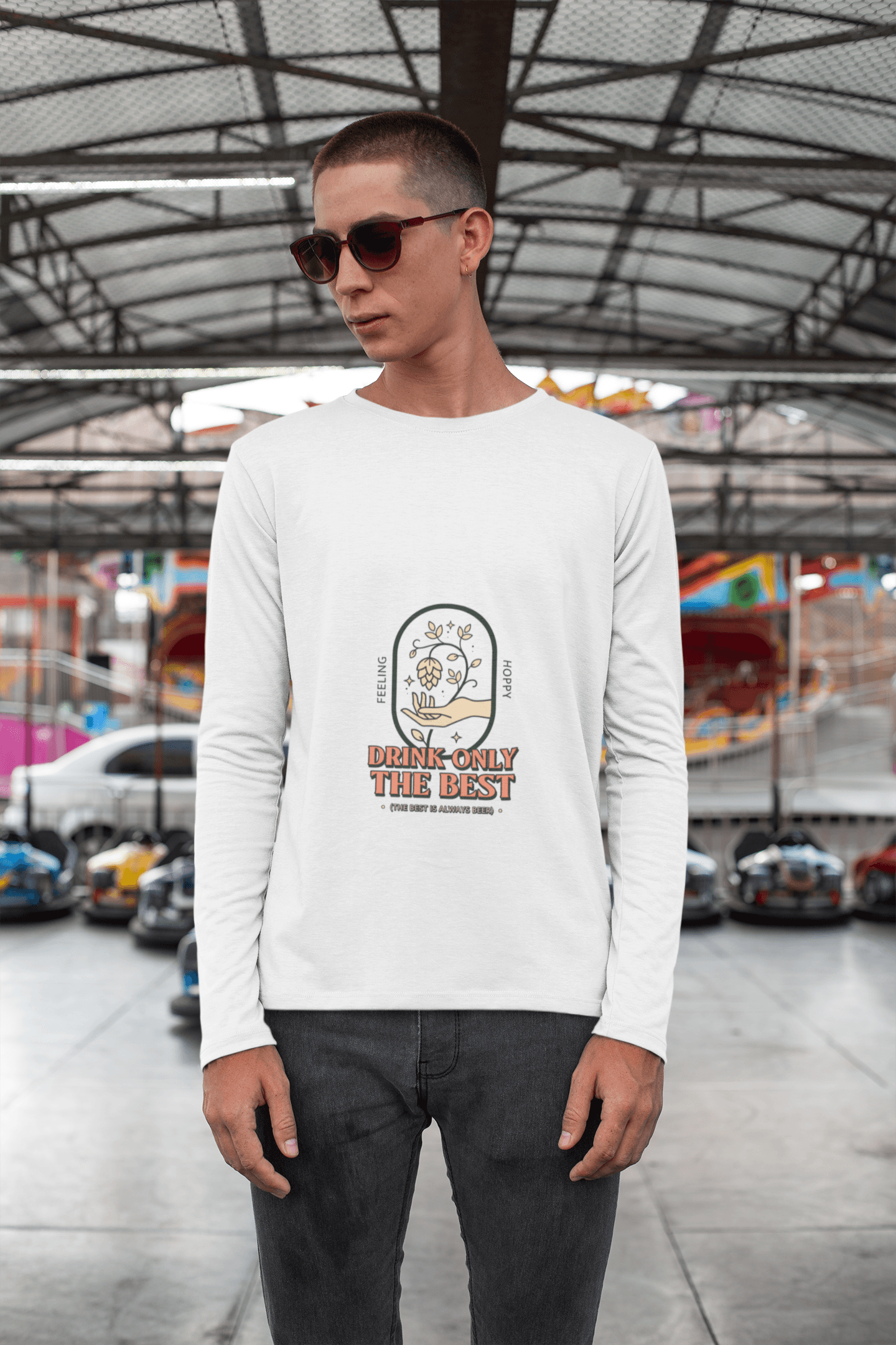 The Best Male Round Neck Full Sleeve T-shirt - Lyssian