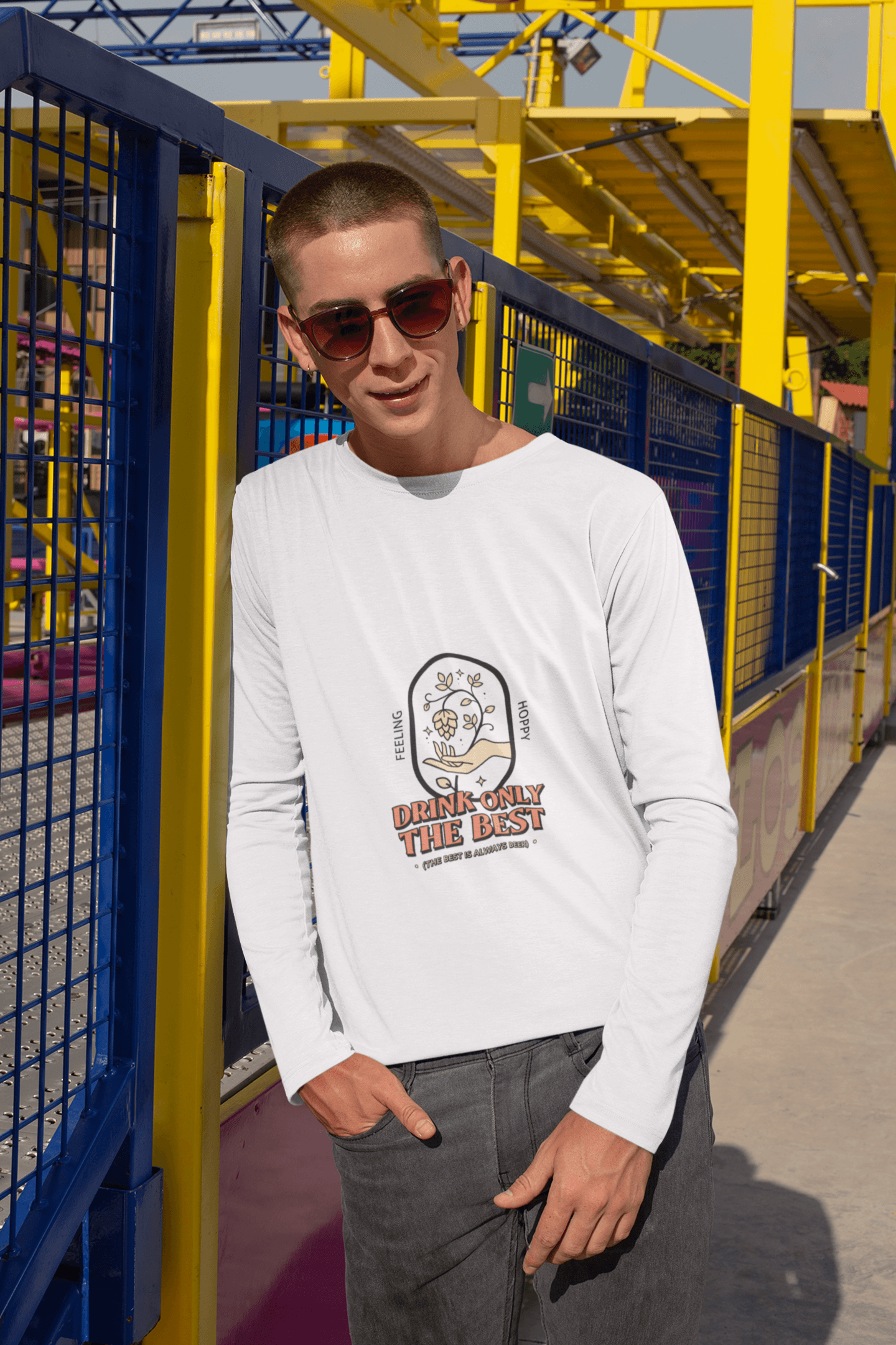 The Best Male Round Neck Full Sleeve T-shirt - Lyssian