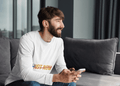 Not Now Male Round Neck Full Sleeve T-shirt - Lyssian