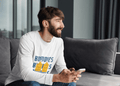 Beer Buddies Male Round Neck Full Sleeve T-shirt - Lyssian
