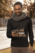 Book Male Round Neck Full Sleeve T-shirt - Lyssian