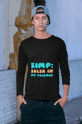 SIMP Men's Round Neck Full Sleeve T-shirt - Lyssian