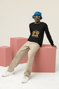 The Answer Male Round Neck Full Sleeve T-shirt - Lyssian