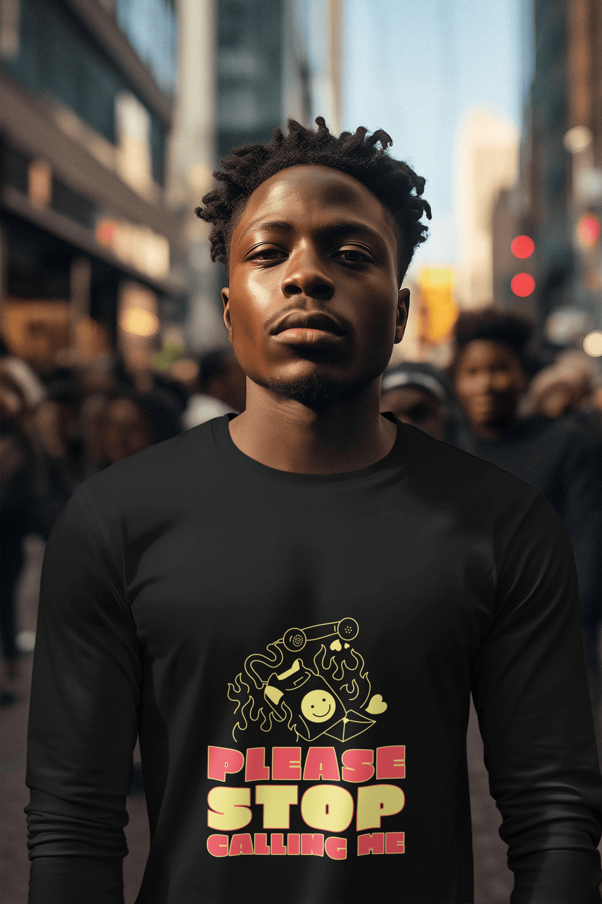 DND Male Round Neck Full Sleeve T-shirt - Lyssian