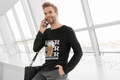 Short Life, Beer = Wife Male Round Neck Full Sleeve T-shirt - Lyssian