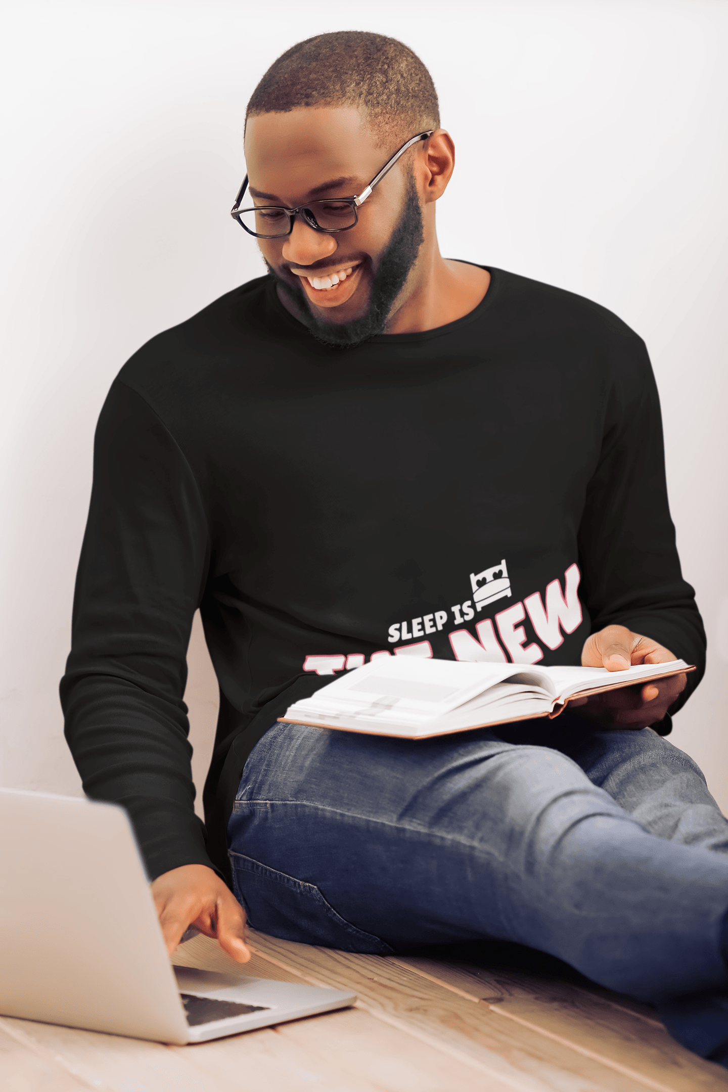 Self Care Male Round Neck Full Sleeve T-shirt - Lyssian