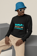 SIMP Men's Round Neck Full Sleeve T-shirt - Lyssian
