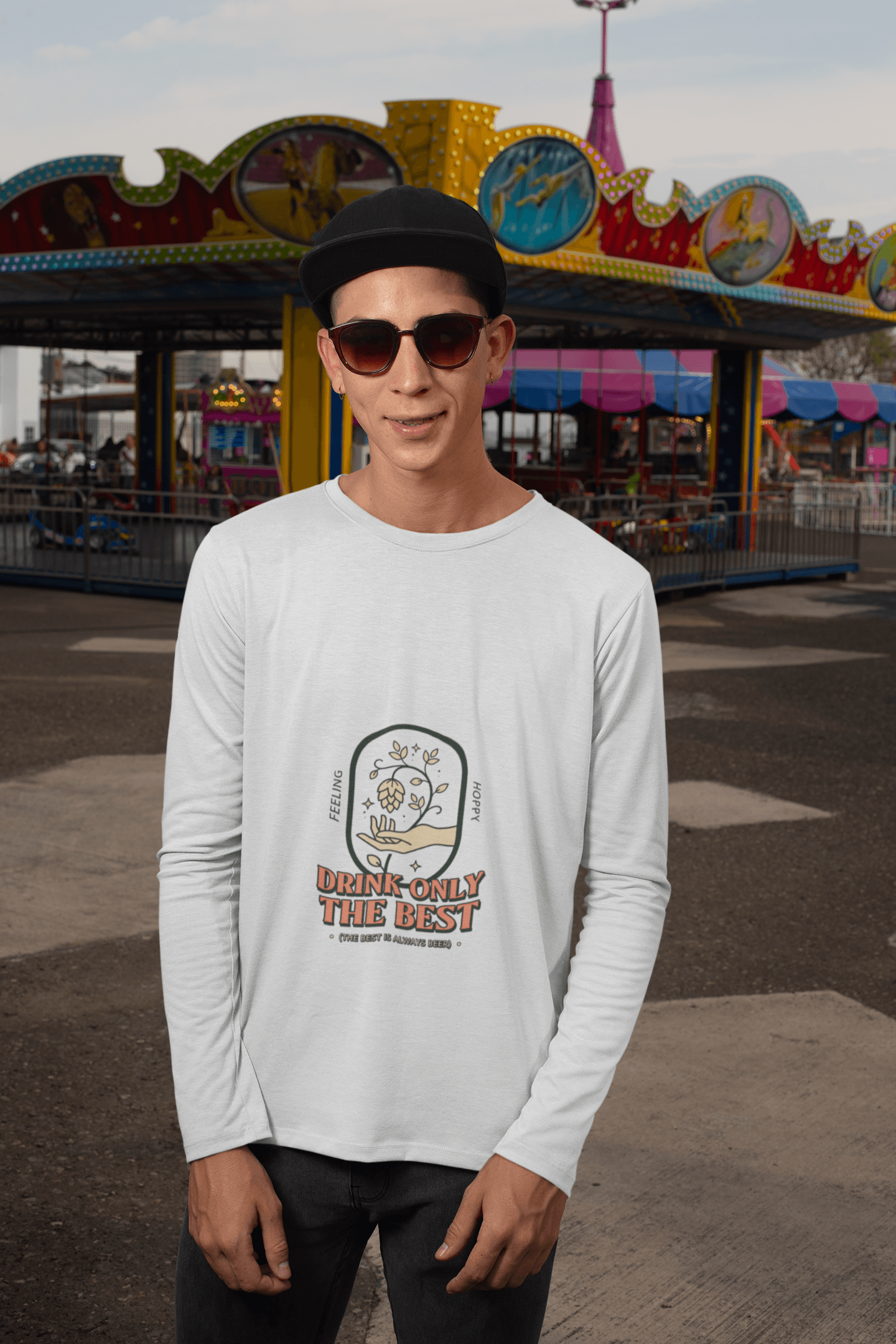The Best Male Round Neck Full Sleeve T-shirt - Lyssian