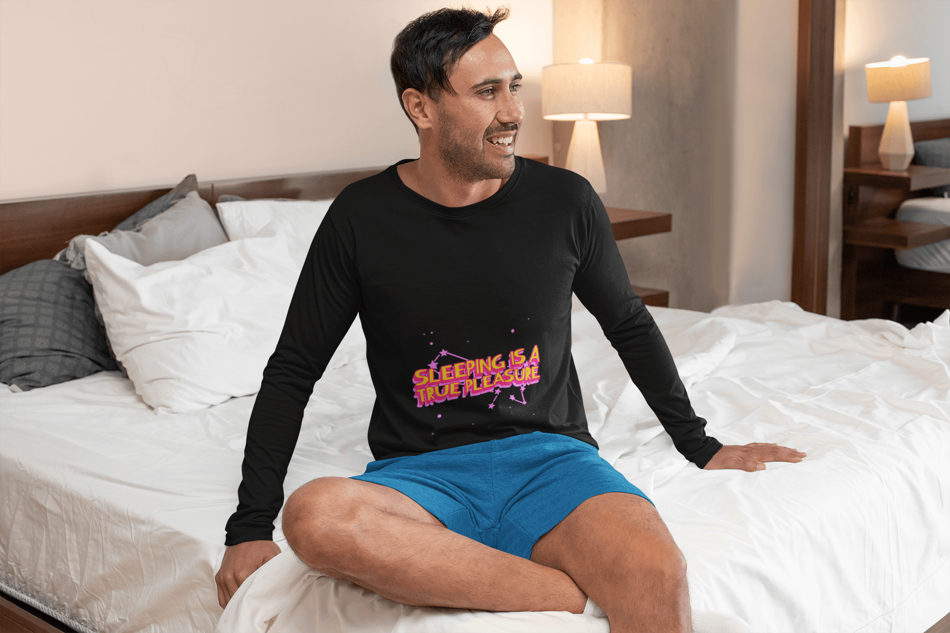 True Pleasure Male Round Neck Full Sleeve T-shirt - Lyssian