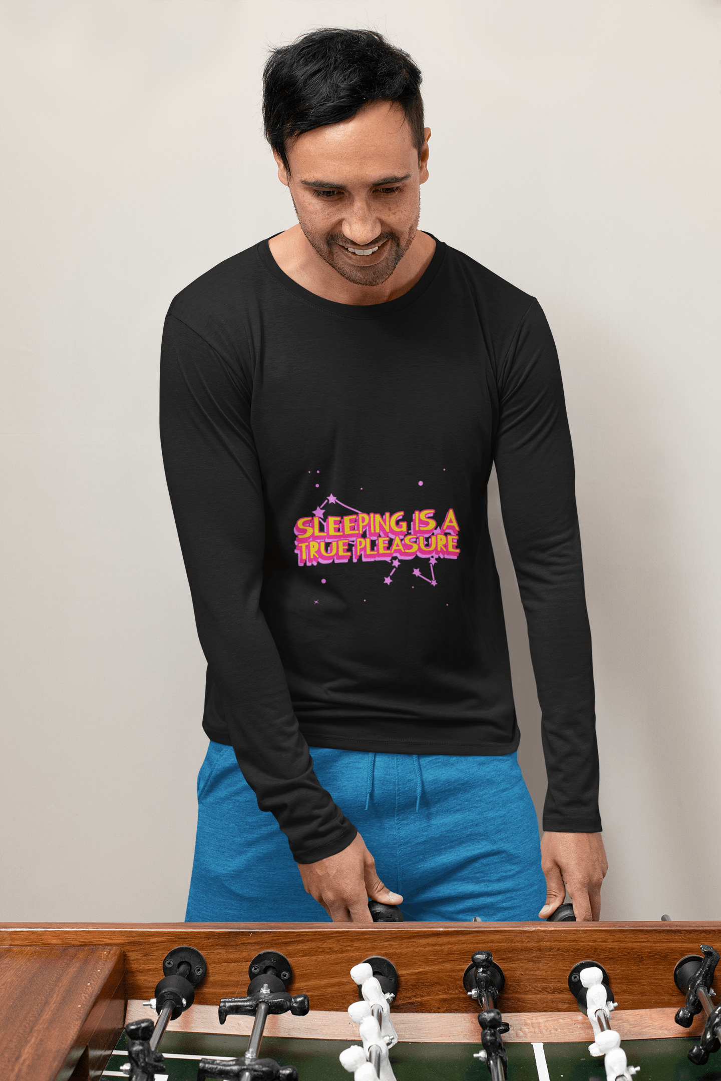 True Pleasure Male Round Neck Full Sleeve T-shirt - Lyssian