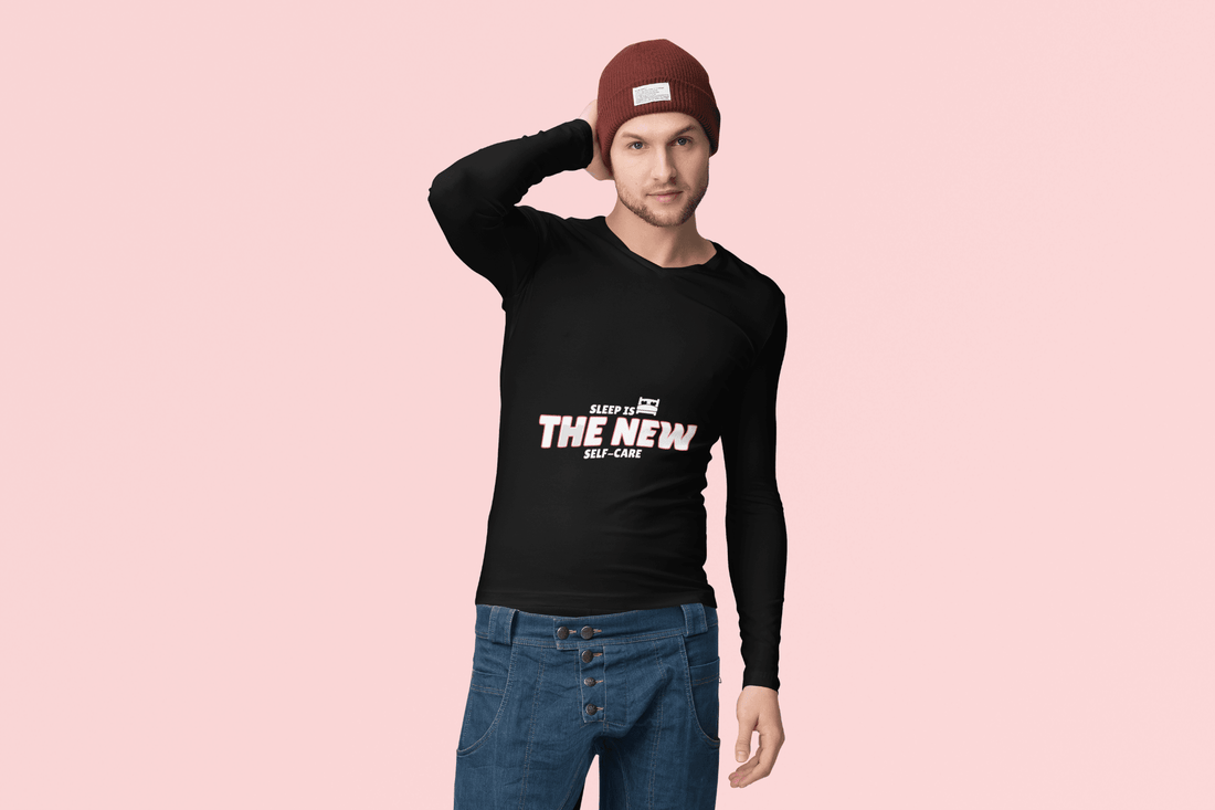 Self Care Male Round Neck Full Sleeve T-shirt - Lyssian