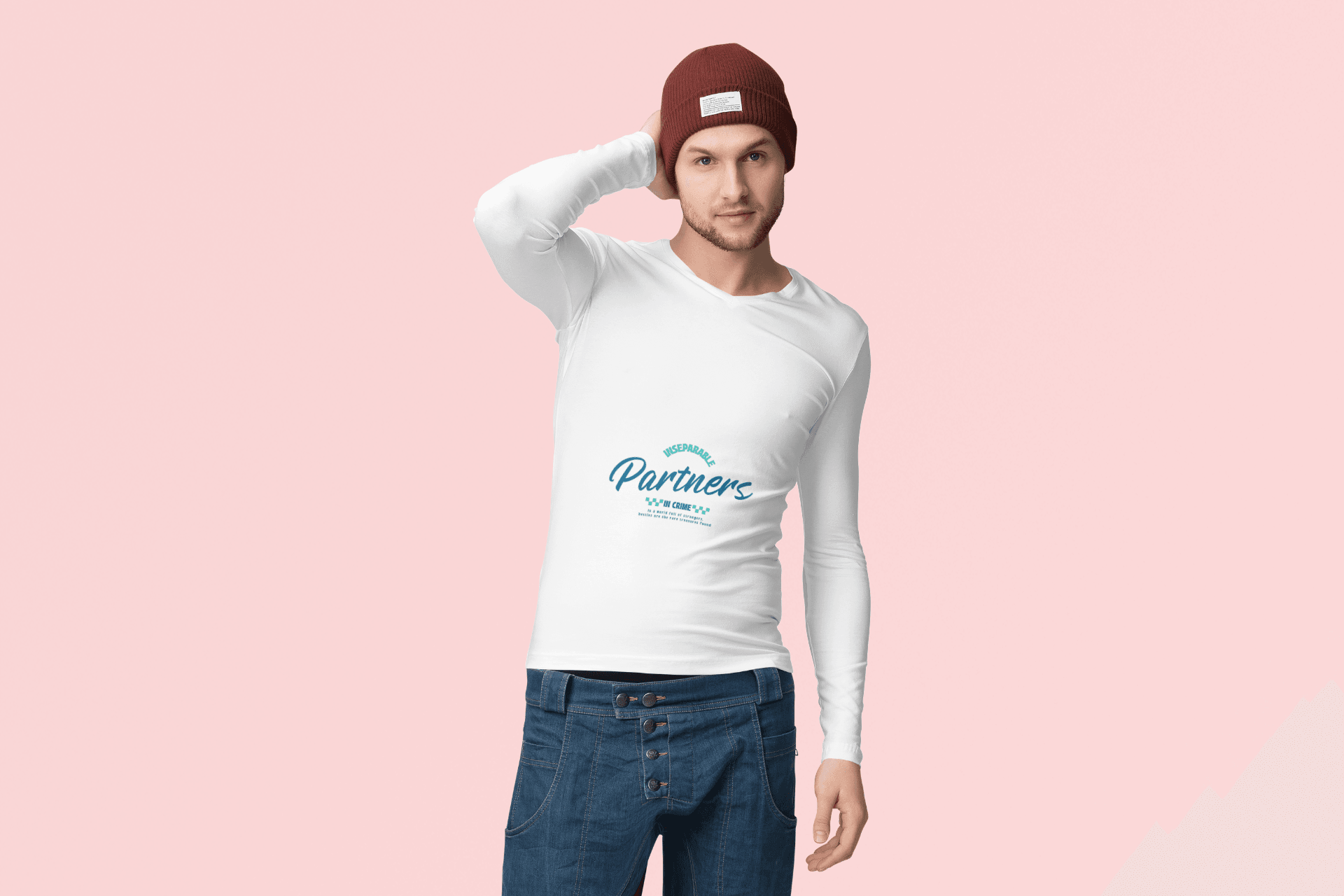 Buddies Male Round Neck Full Sleeve T-shirt - Lyssian