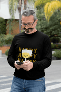 Beer Time Male Round Neck Full Sleeve T-shirt - Lyssian