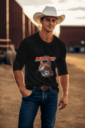 David Meowie Men's Round Neck Full Sleeve T-shirt - Lyssian
