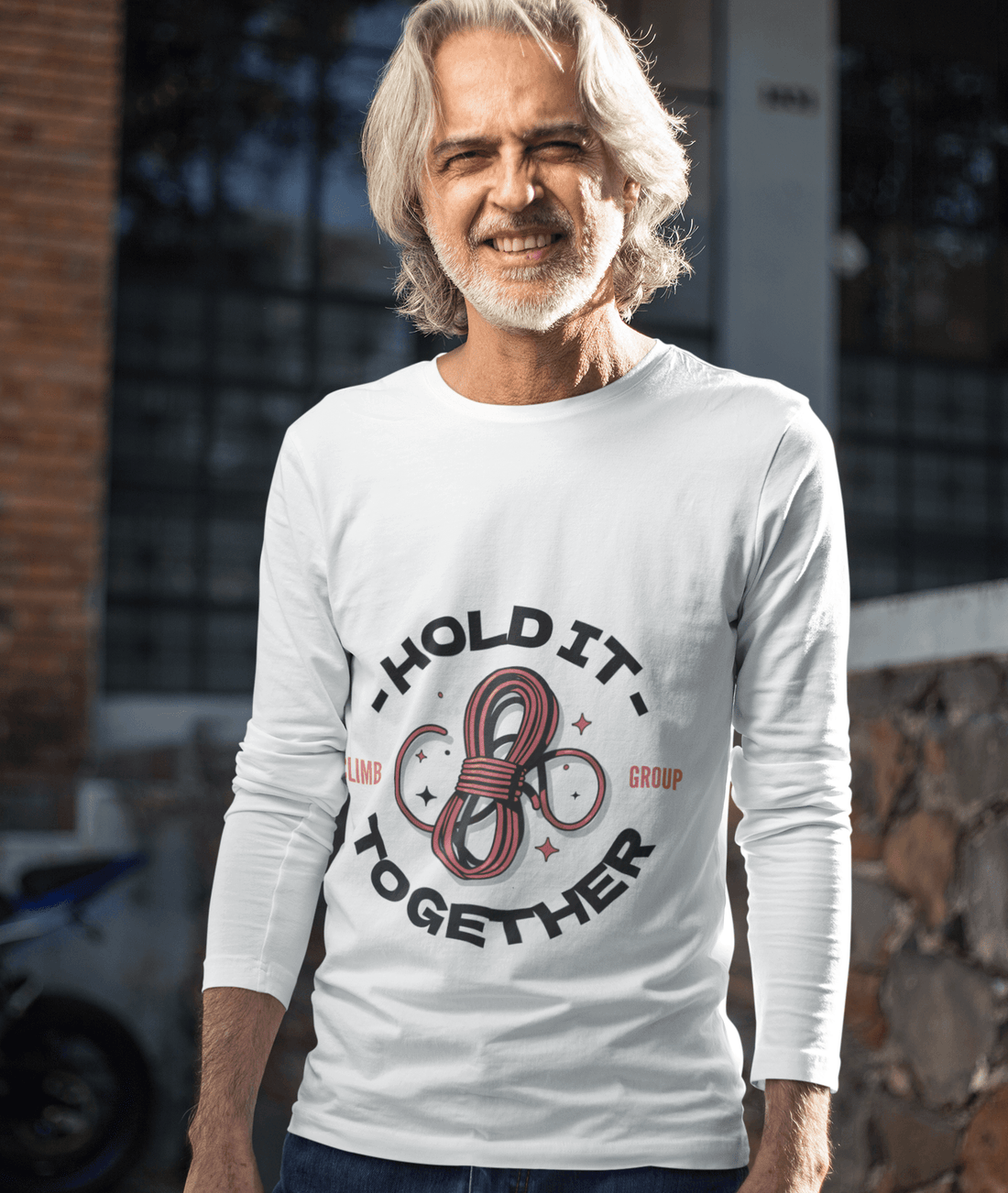Together Men's Round Neck Full Sleeve T-shirt - Lyssian