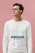 Book Reader Male Round Neck Full Sleeve T-shirt - Lyssian