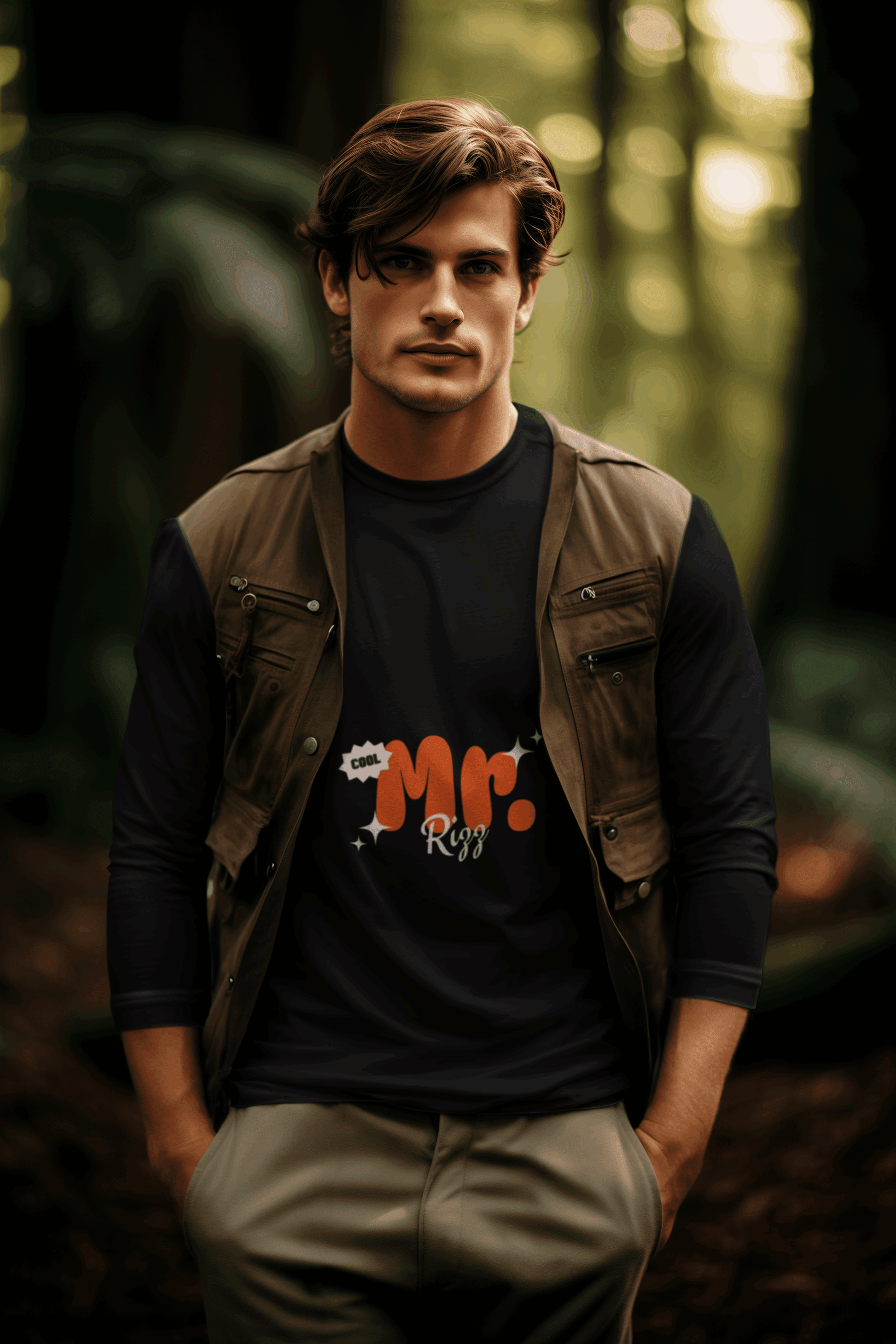 Rizz Master Men's Round Neck Full Sleeve T-shirt - Lyssian